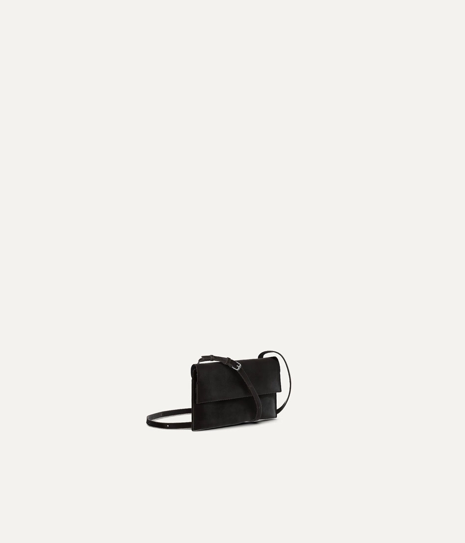 Nappa leather mini crossbody bag
