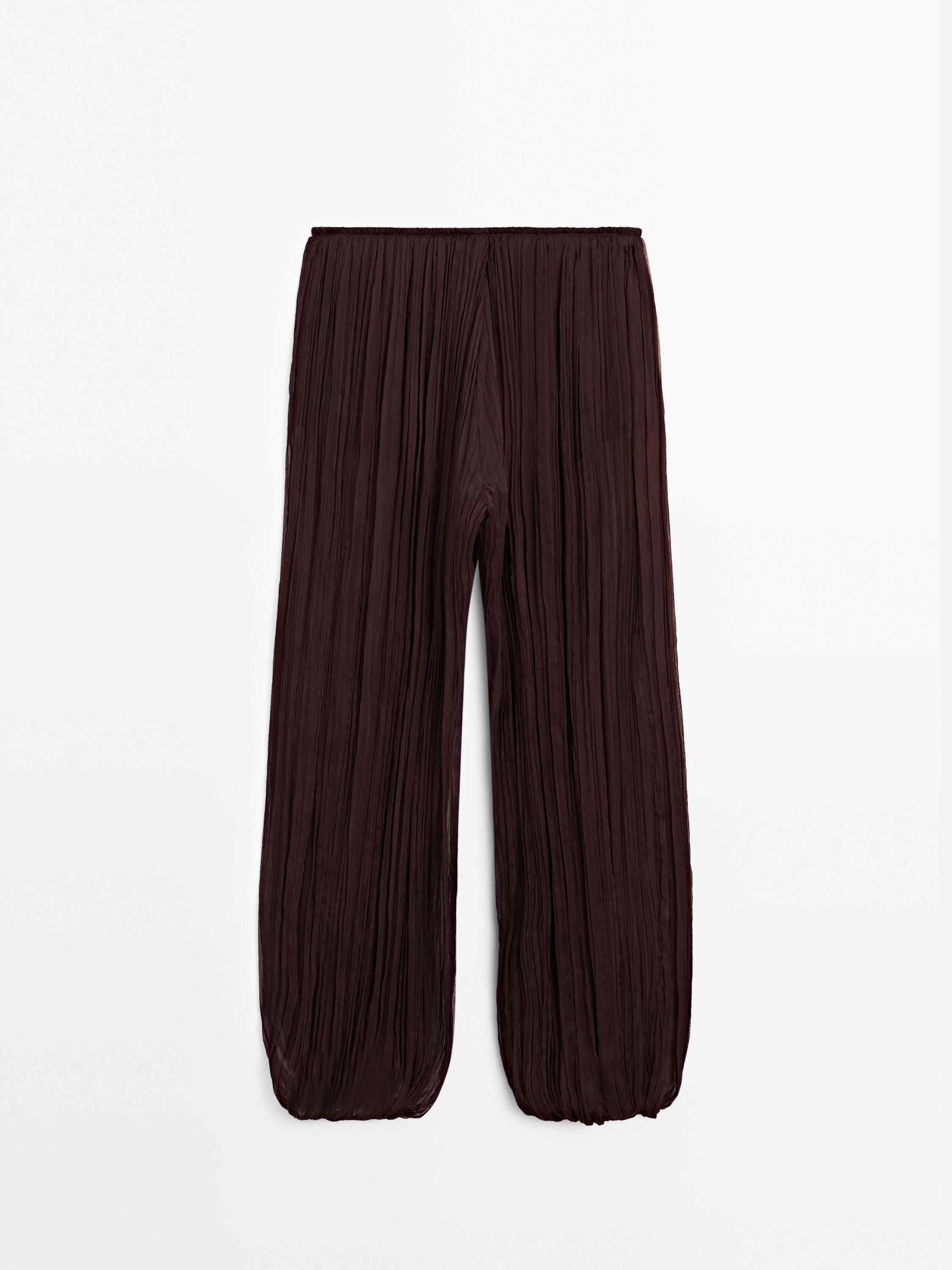 Flowing pleated balloon trousers - STUDIO