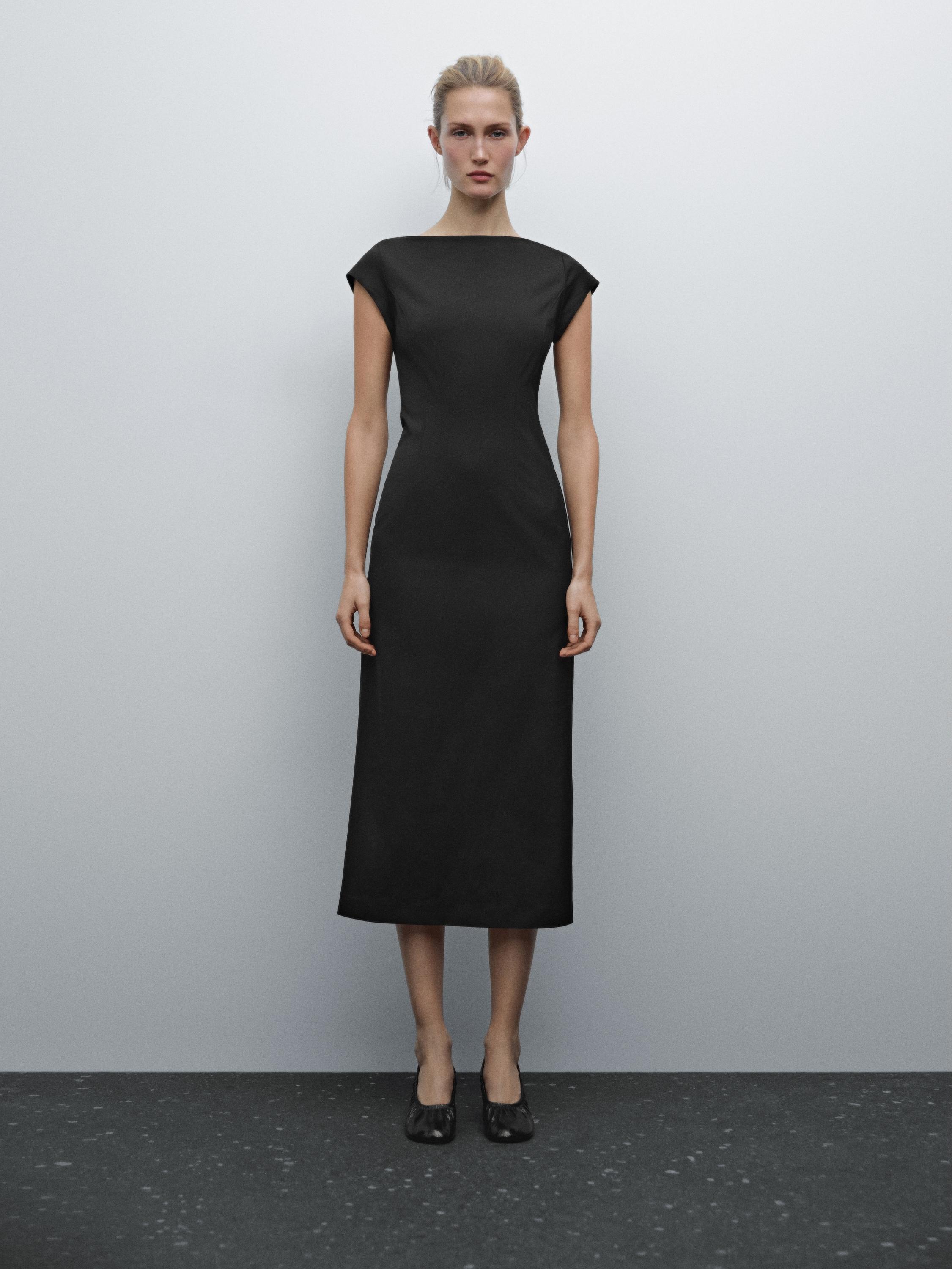 Vestidos Negros Rebajas Vestidos Massimo Dutti Vestido Massimo