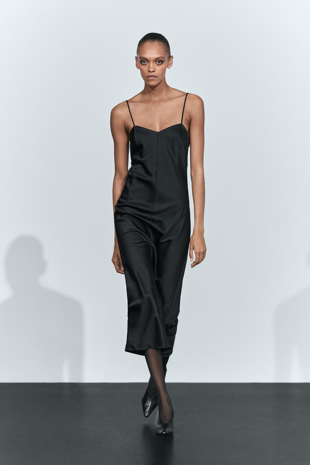 Massimo Dutti Thin strap midi dress