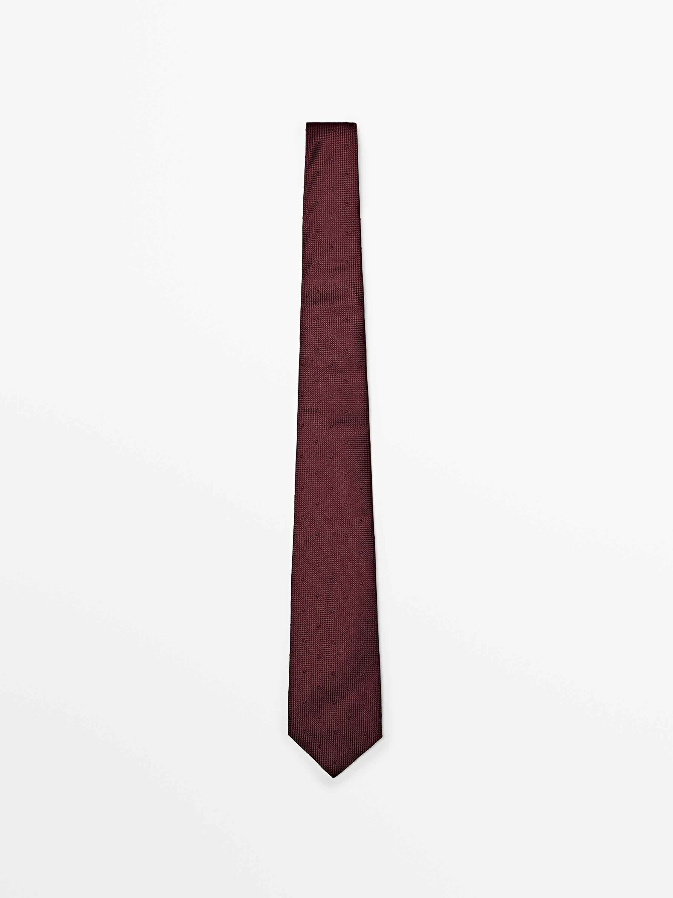 100% silk textured tie