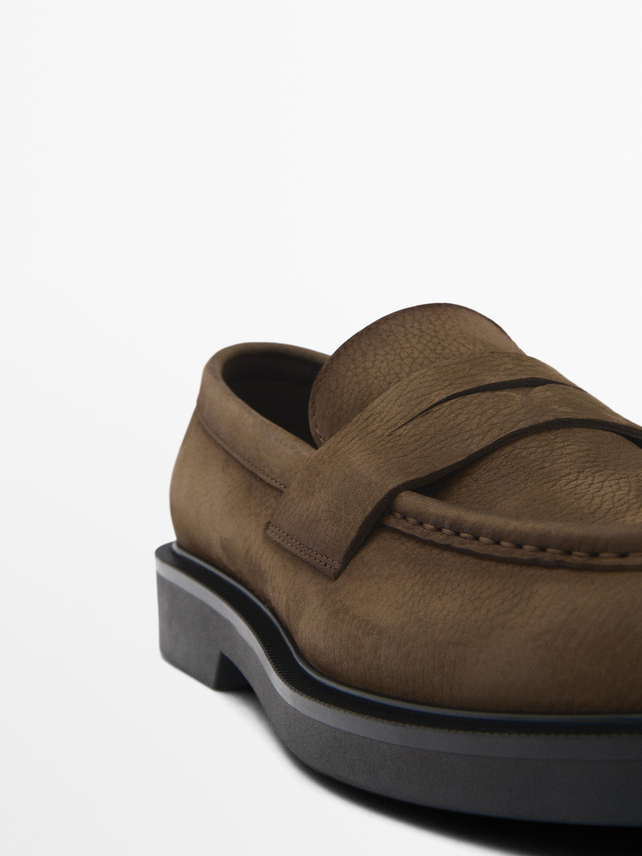 Mocassins nubuc