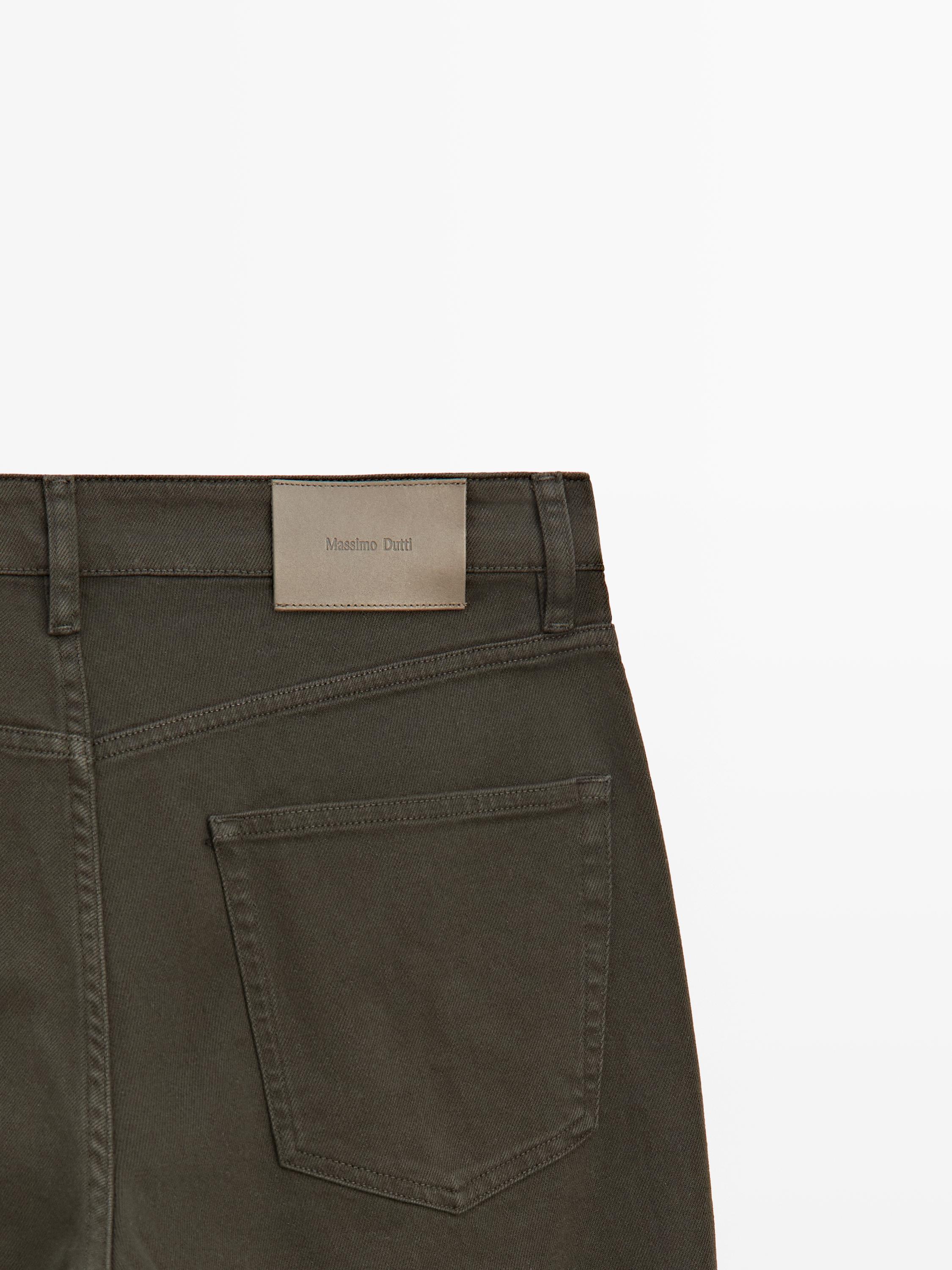 Tapered fit jeans — DARK GREEN