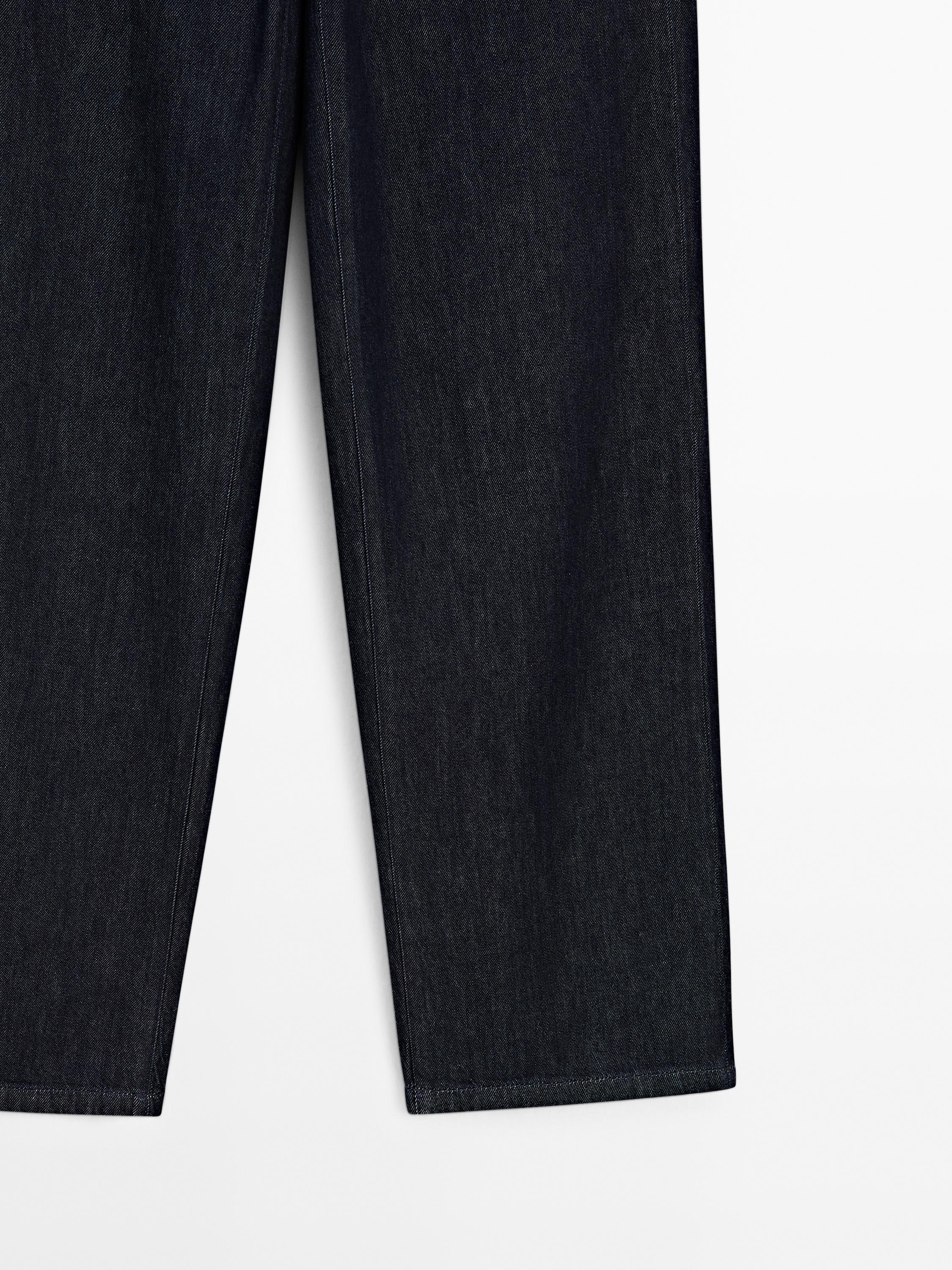 Straight-Fit-Jeans mit halbhohem Bund