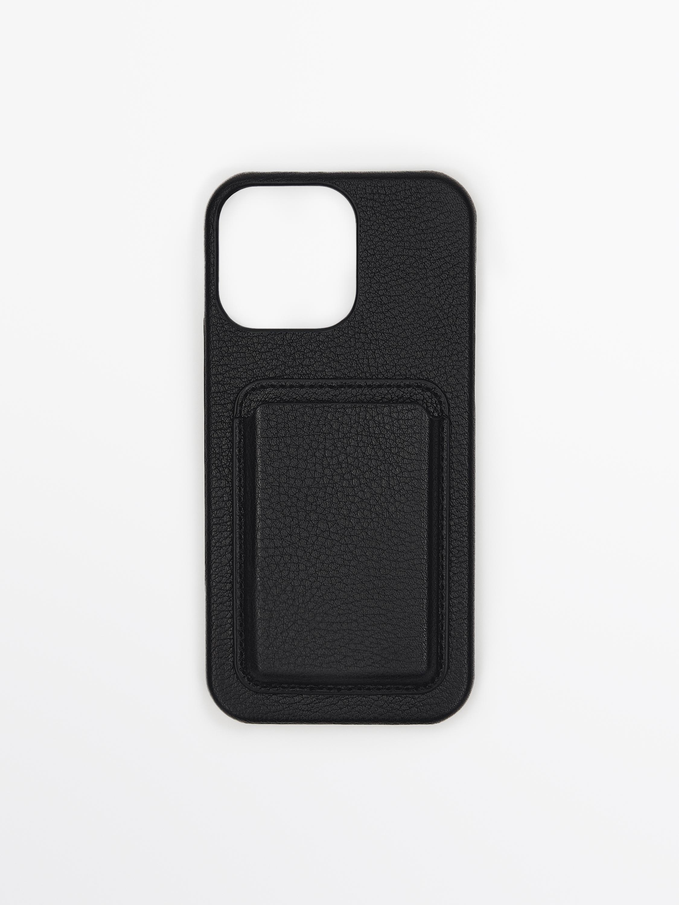 Nappa leather iPhone Pro Max case
