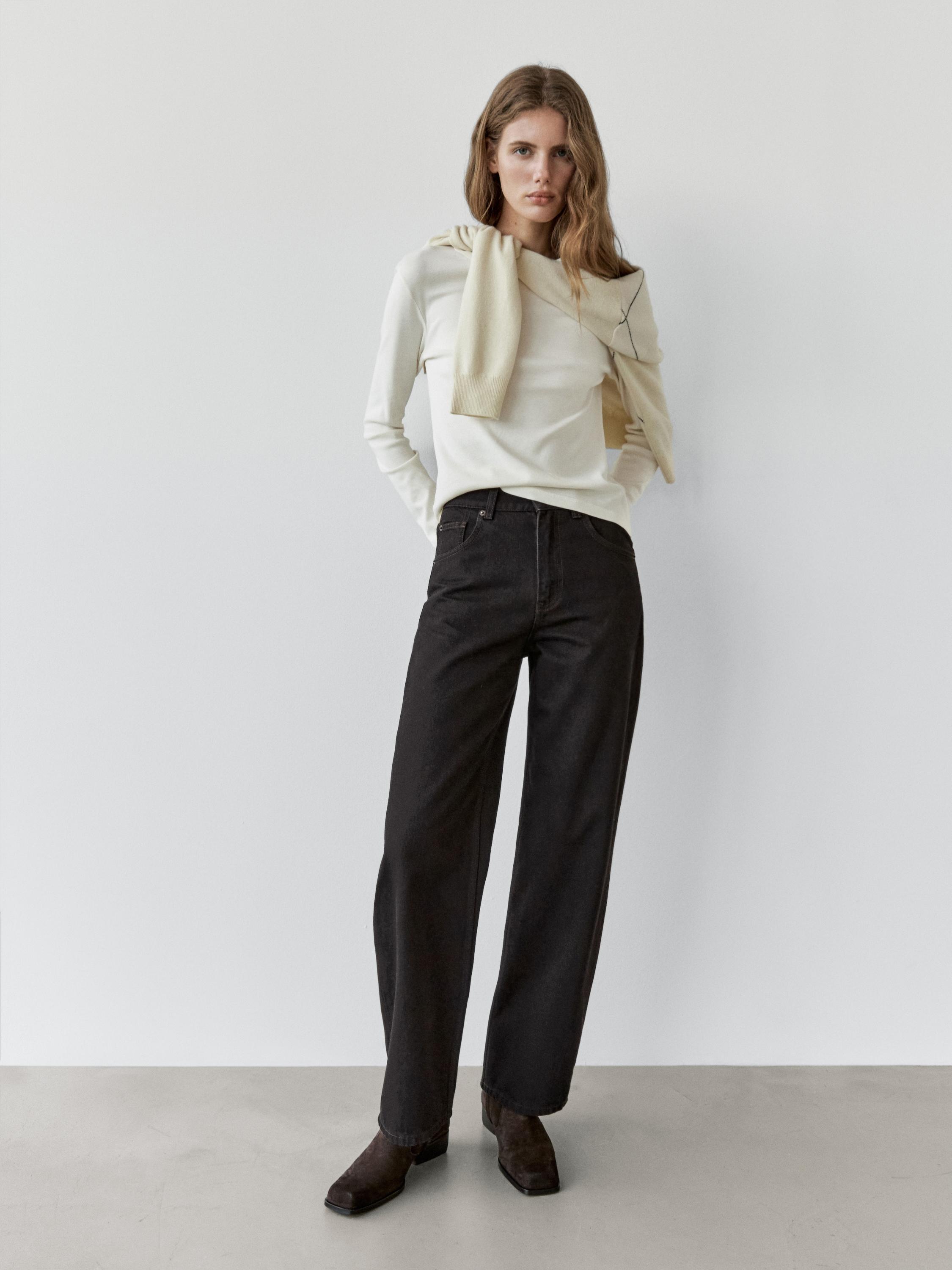 Τζιν ψηλόμεσο παντελόνι barrel fit