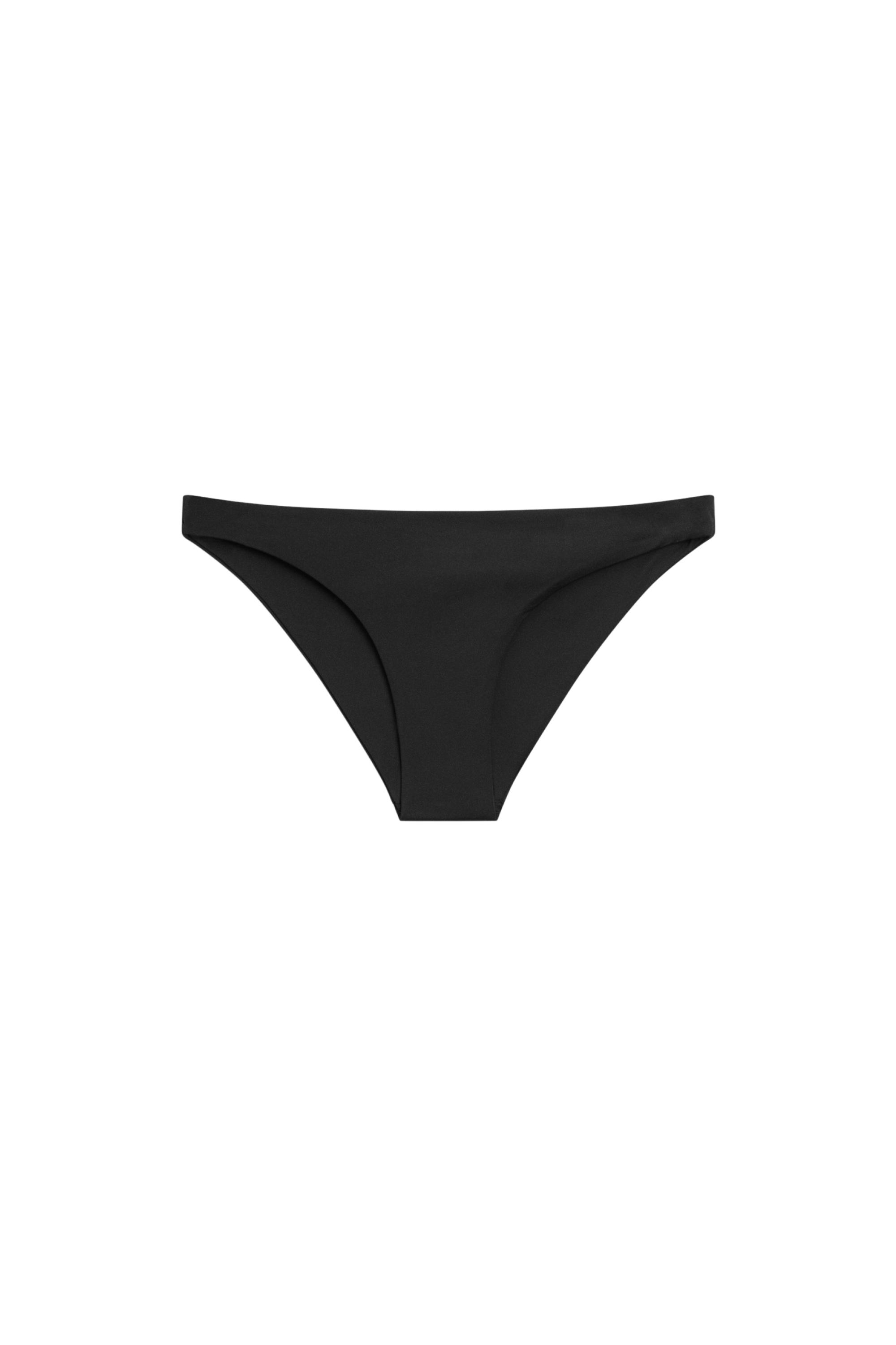 Plain bikini bottoms — BLACK