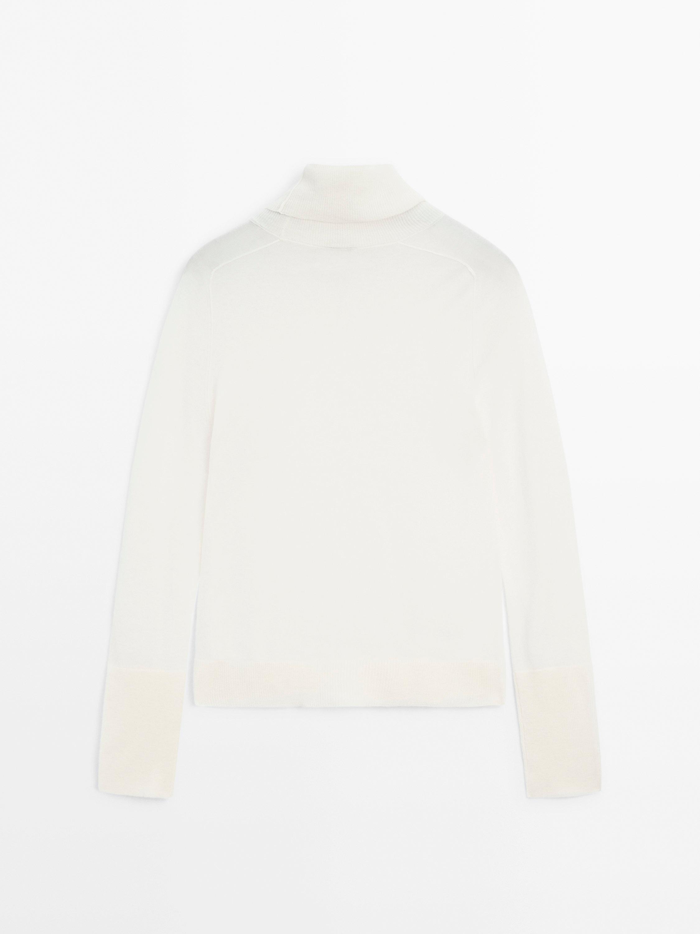 Cropped flowing knit sweater - Studio