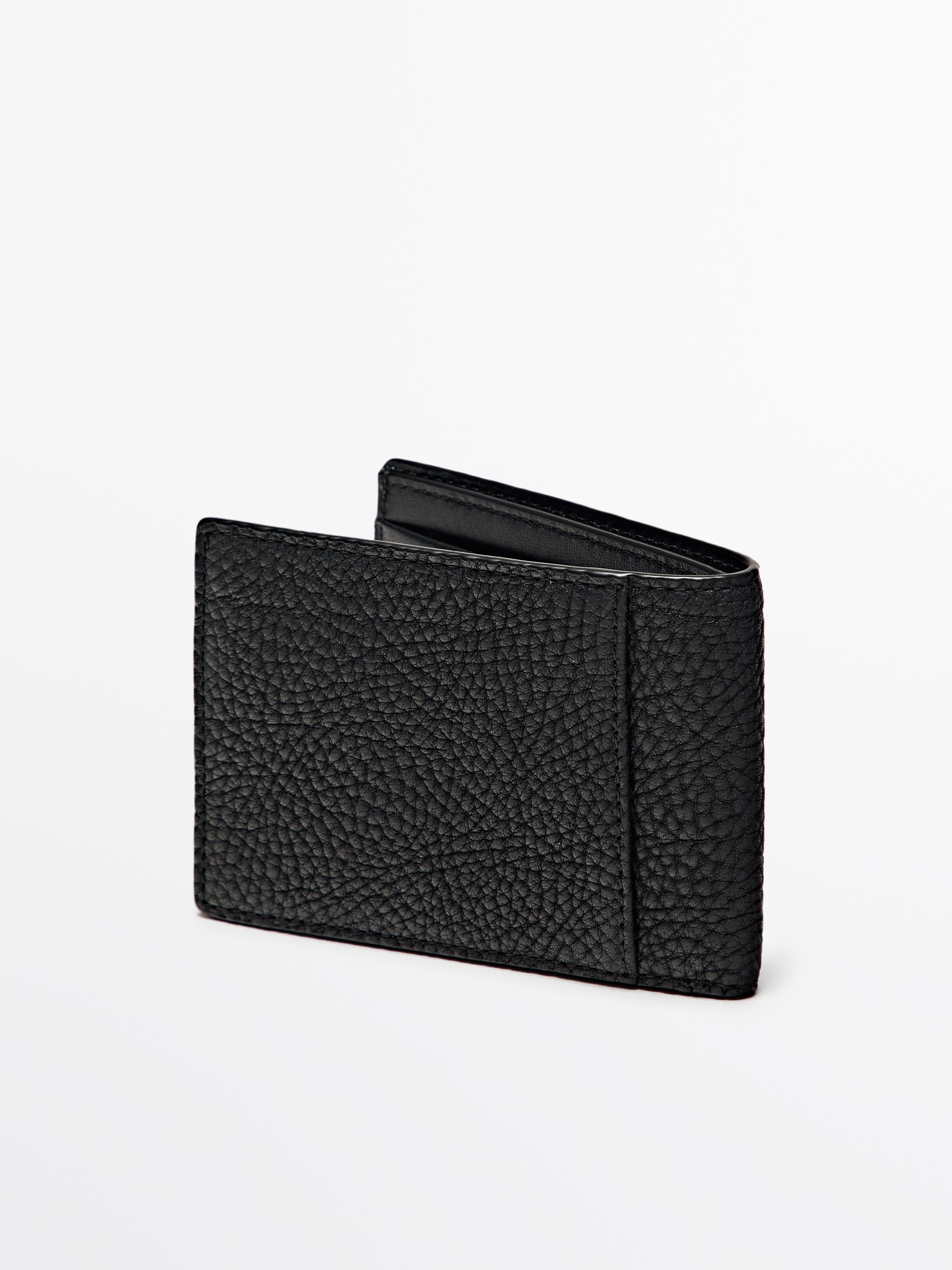 Cartera apaisada piel napa