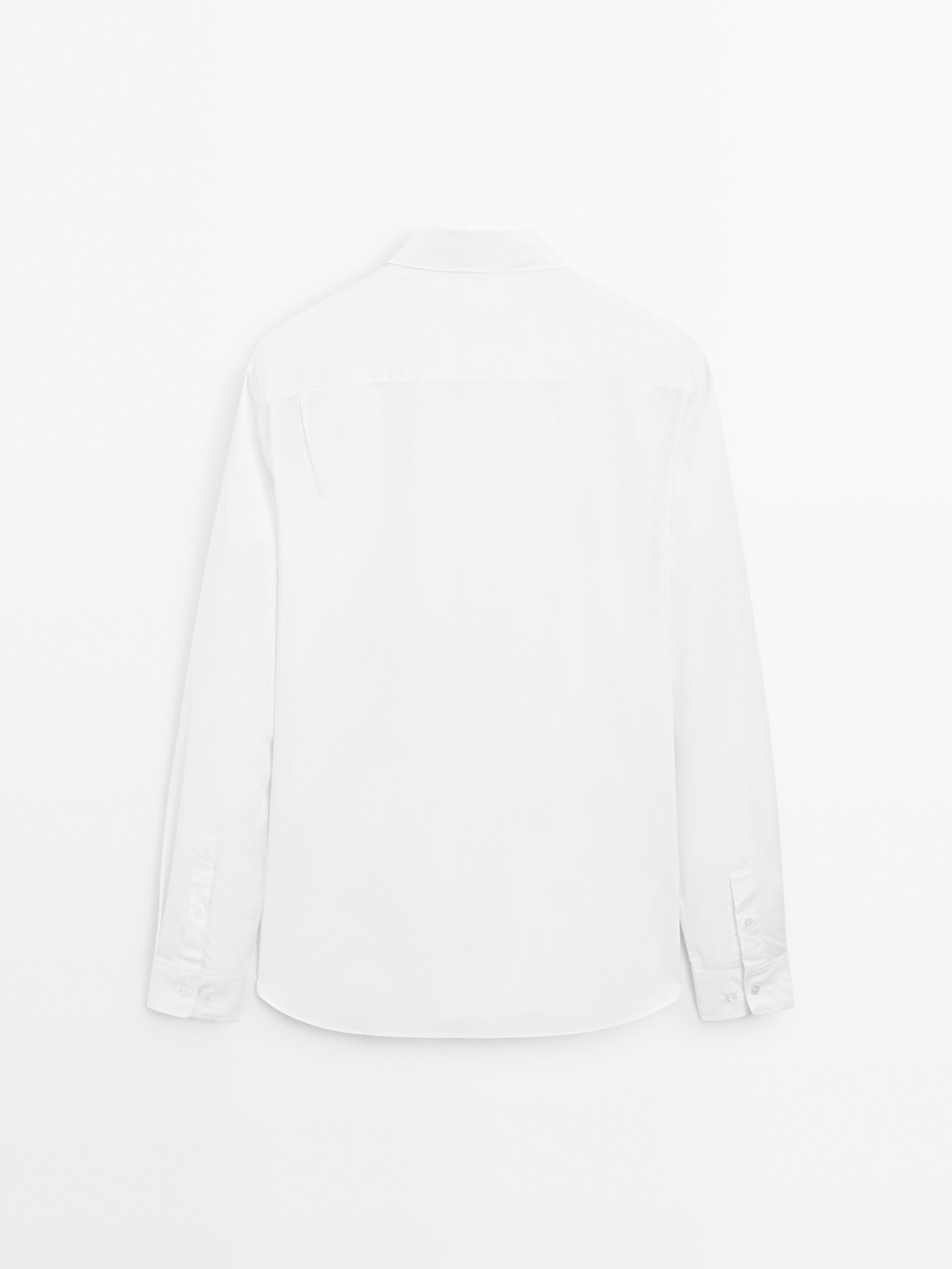 Regular fit poplin shirt