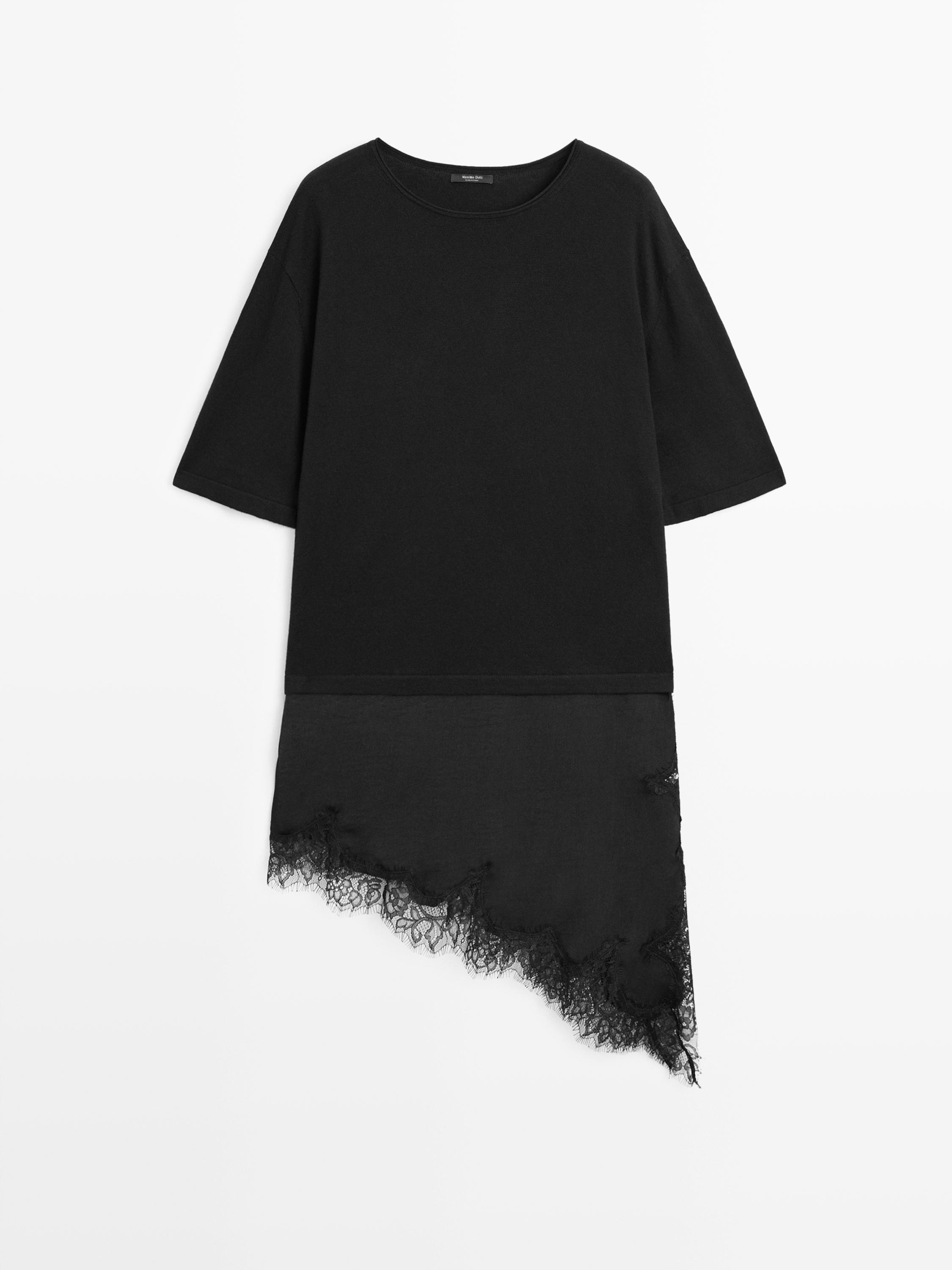 Haljina s kombiniranom čipkom