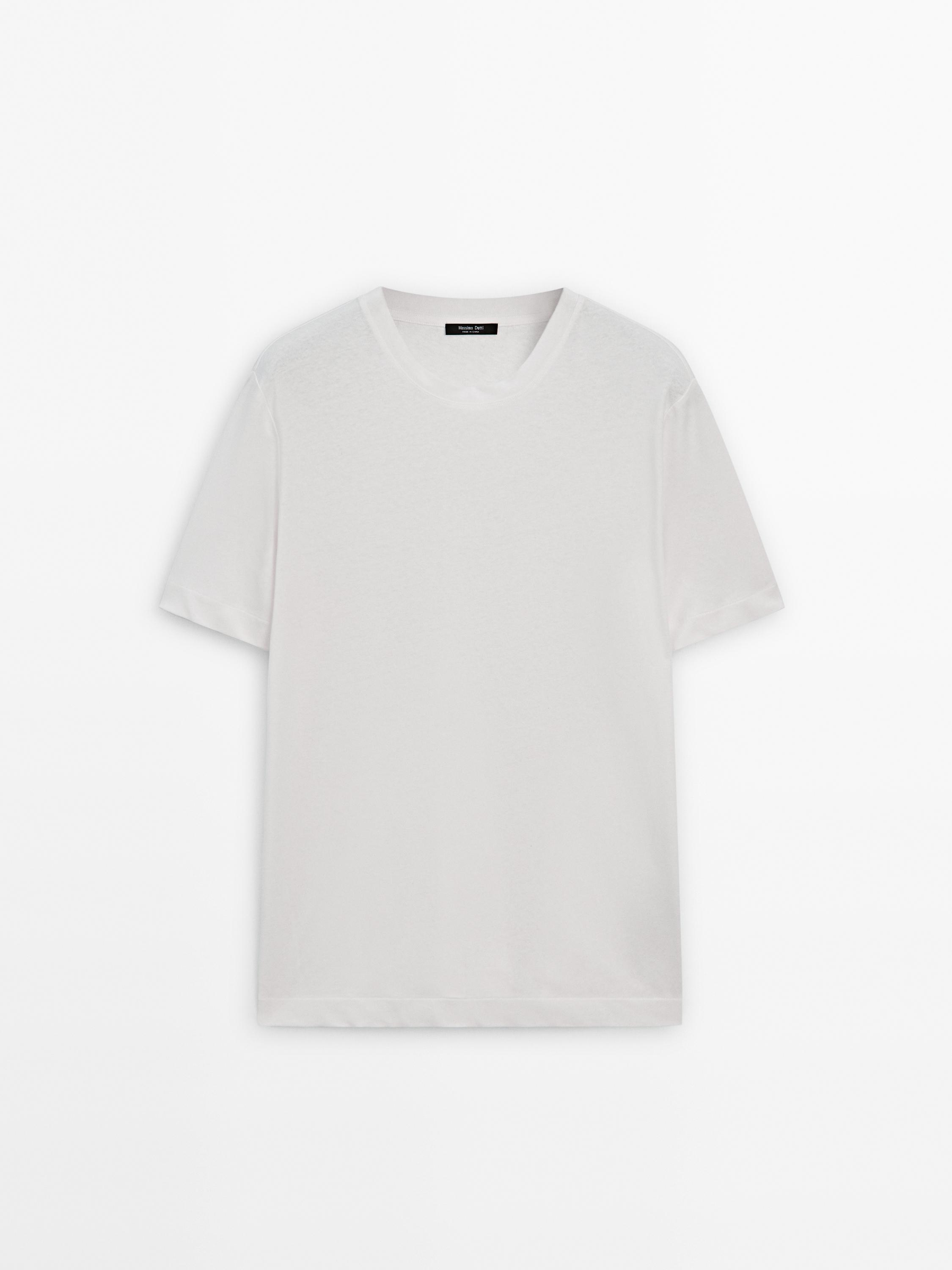Camiseta ligera mezcla lino