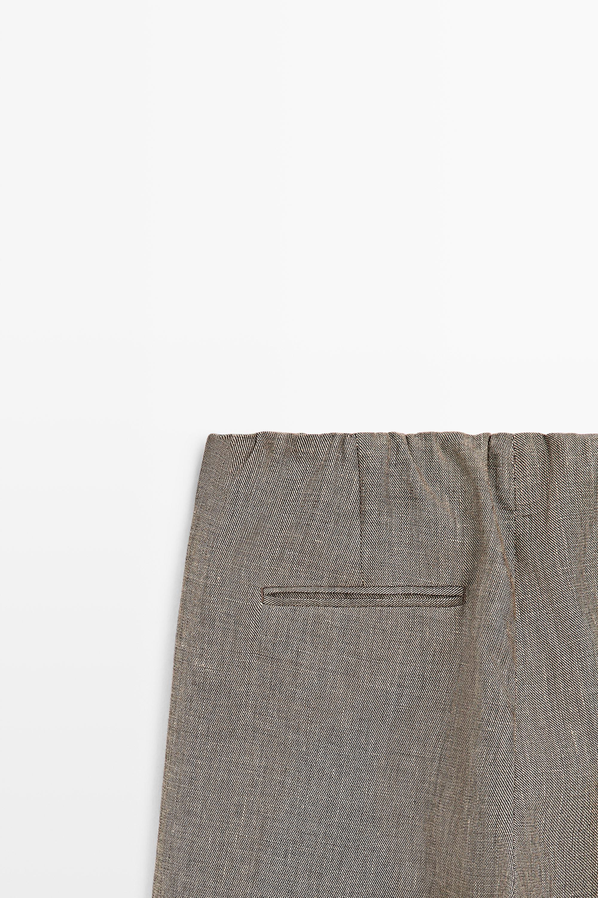 Flecked detail pants - STUDIO — GREENISH