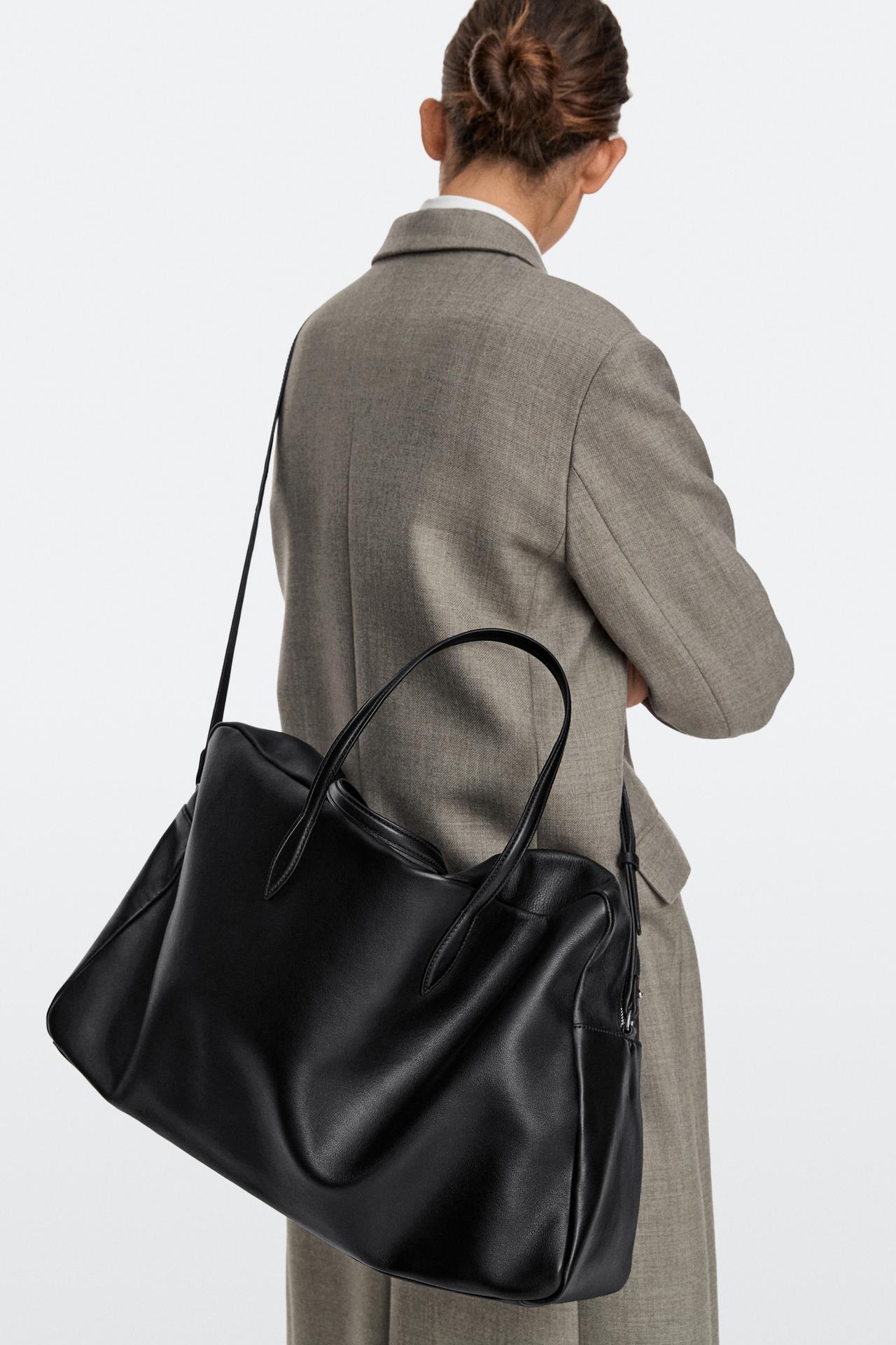 XL duffle bag in Nappa leather — BLACK