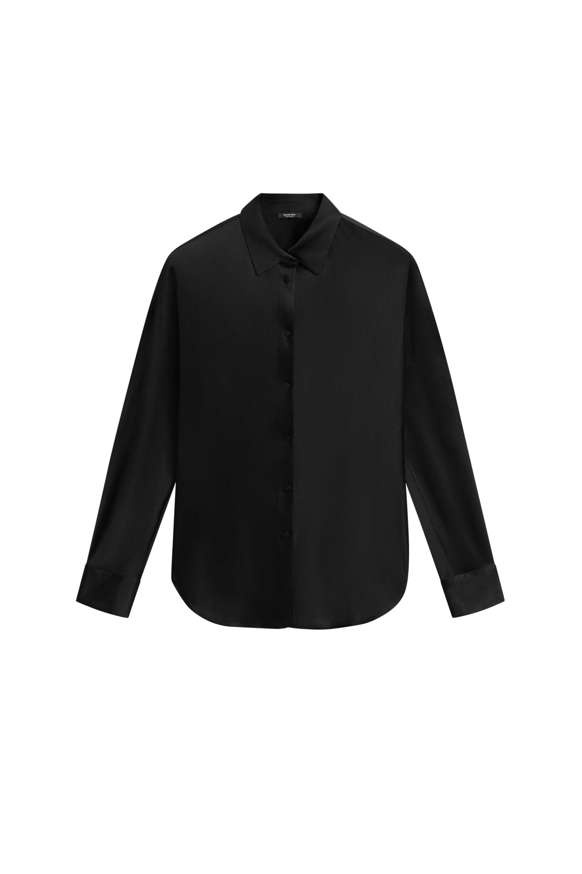 Massimo Dutti Dökümlü saten gömlek