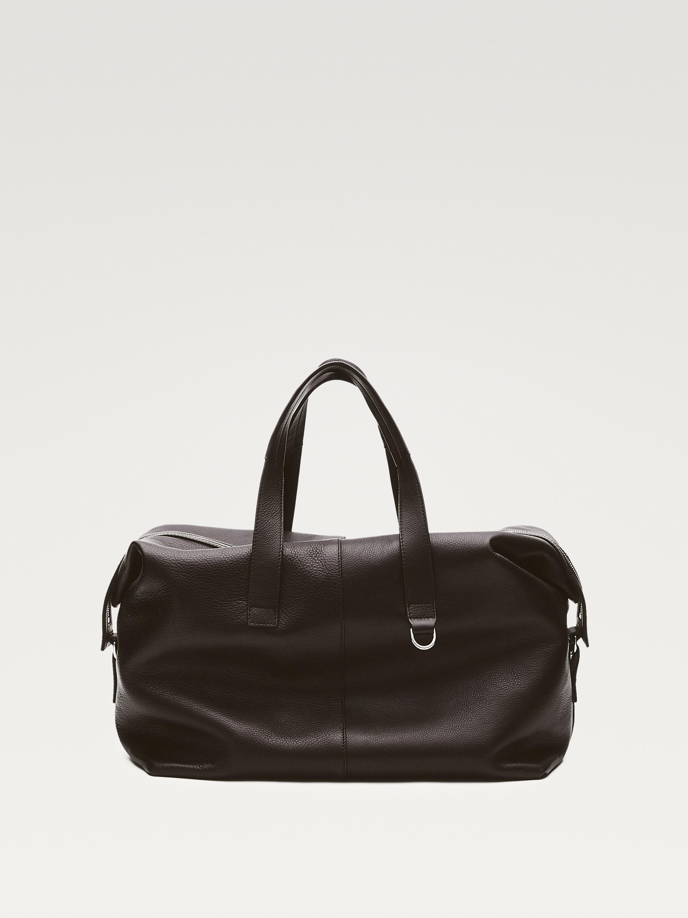 Nappa leather duffle bag