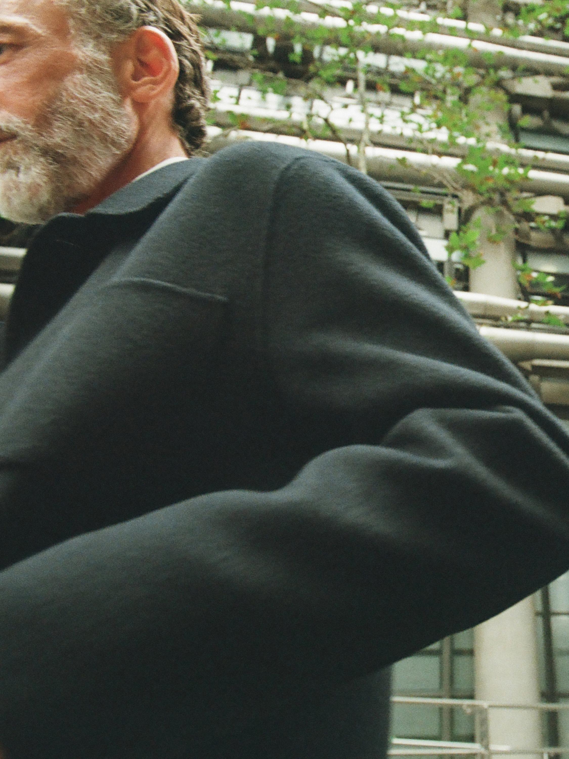 Wool overshirt with double pockets