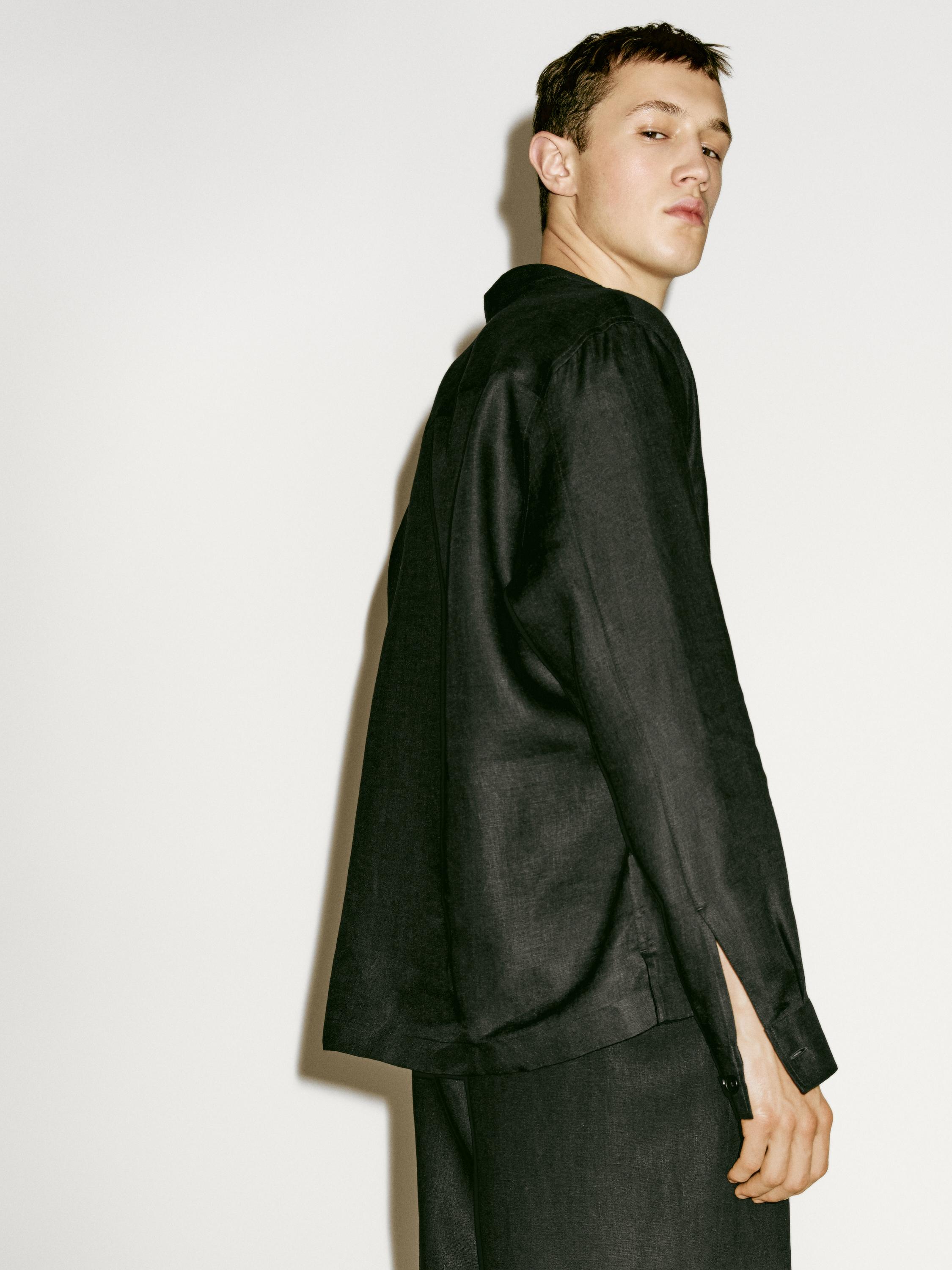 Camisa regular fit em linho - Limited Edition