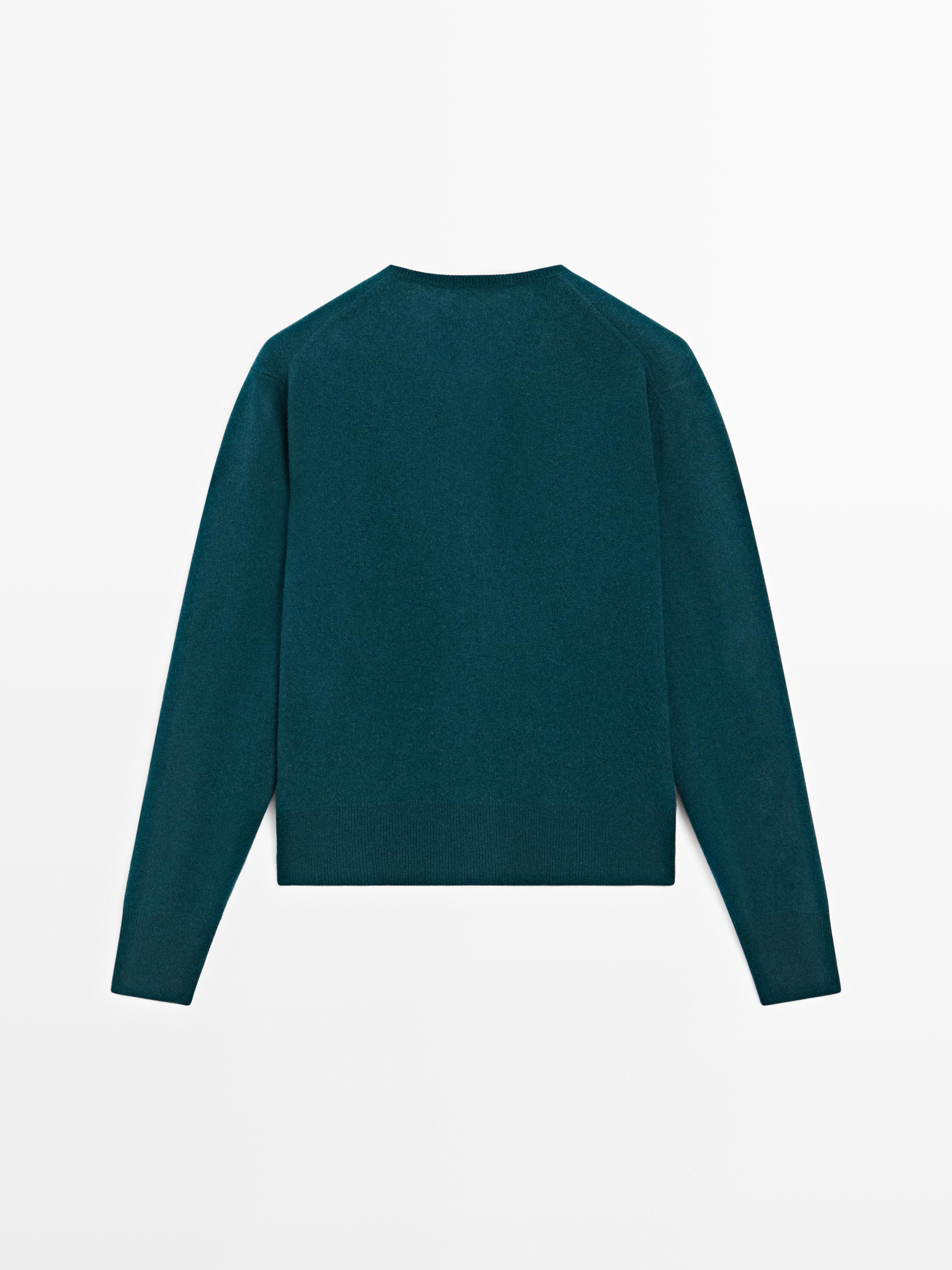 Cardigan in maglia misto lana