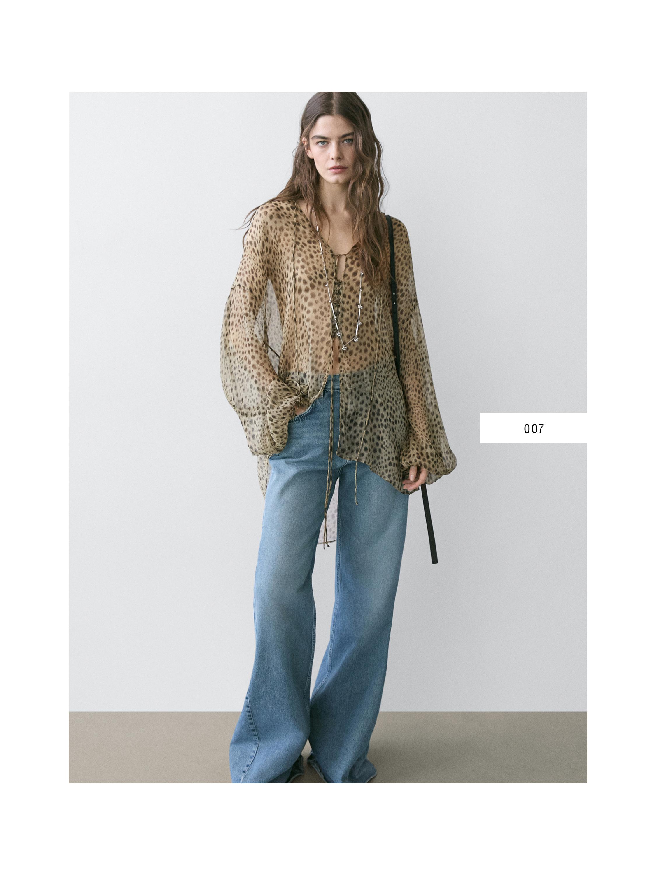 High-waist flare fit jeans — Light Blue