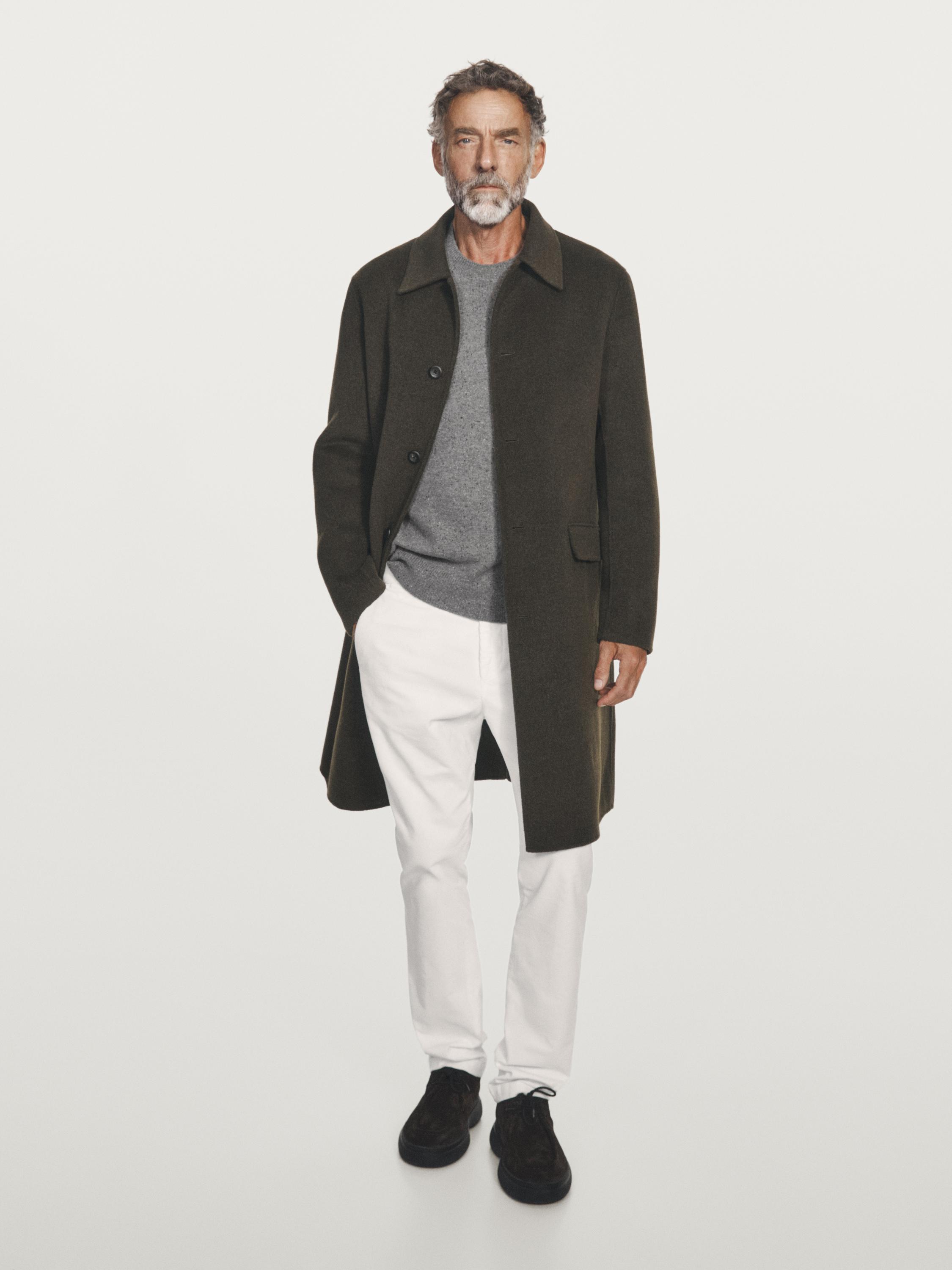 Slim fit corduroy trousers