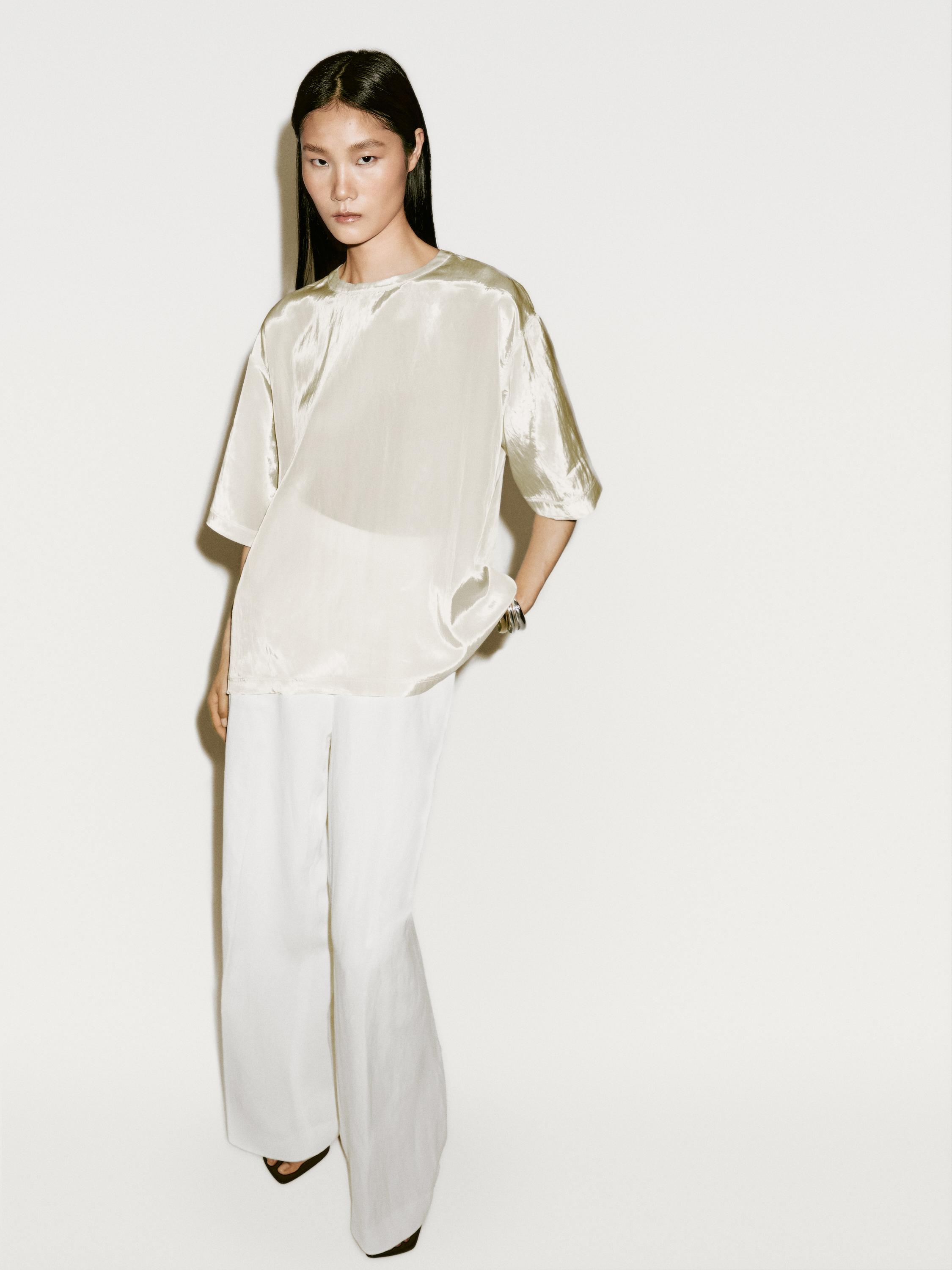 Short sleeve organza T-shirt - Limited Edition