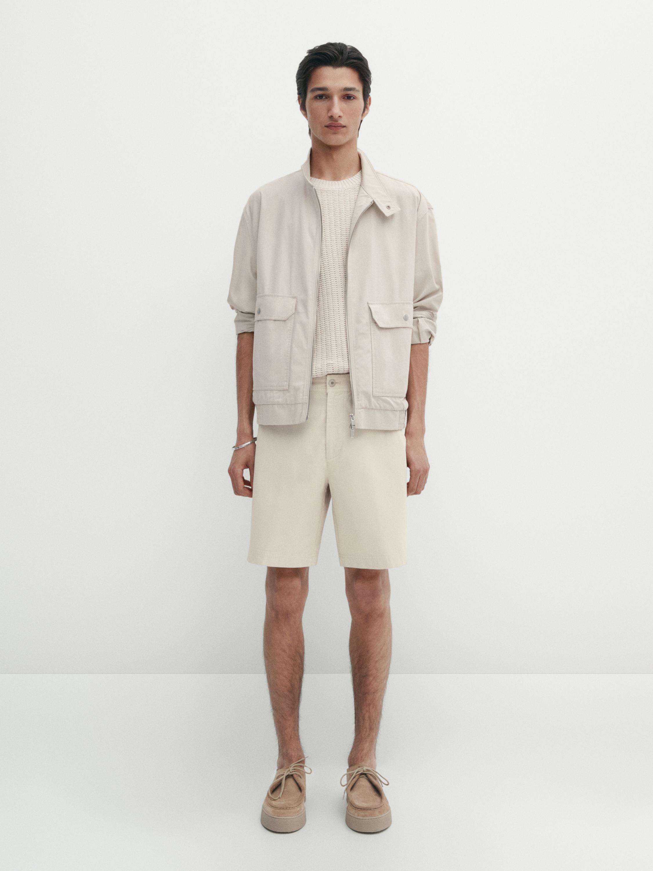 100% cotton bermuda shorts