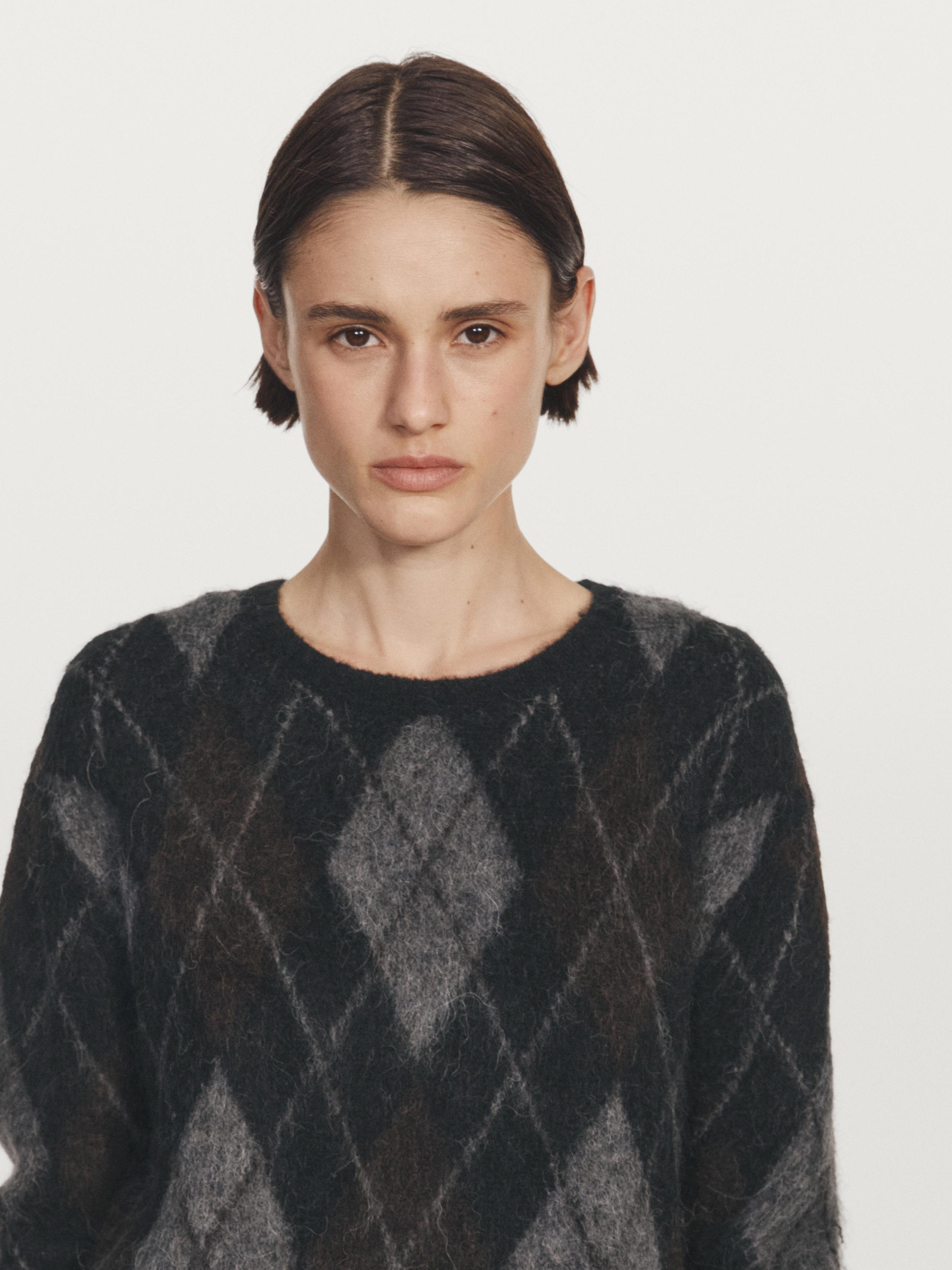 Pleteni pulover od vune i alpake