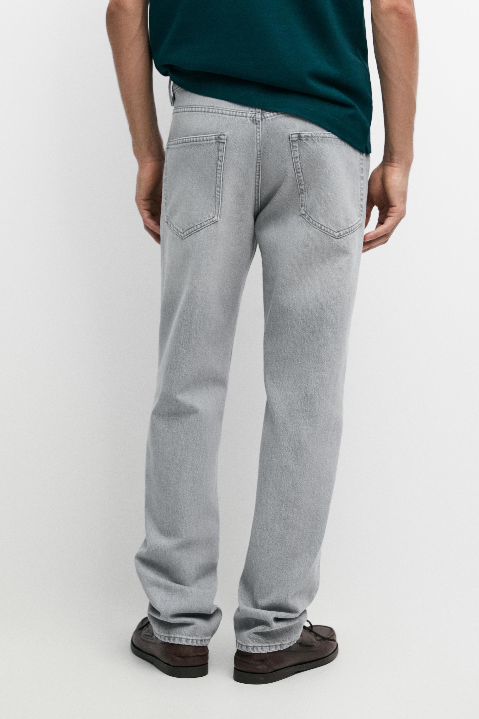 Tapered fit jeans — GREY MARL
