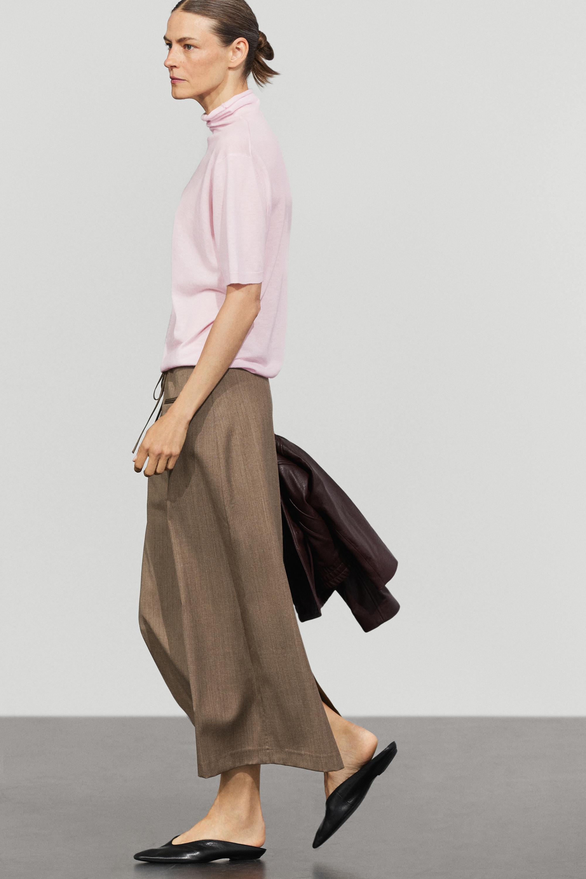 Massimo Dutti Yünlü balıkçı yaka triko kazak