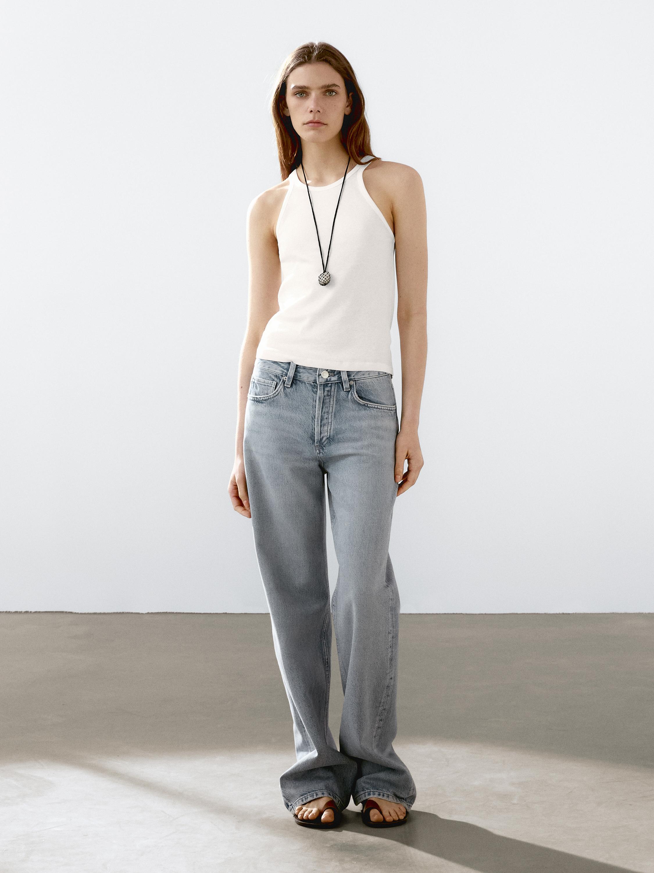 Camiseta halter 100% algodón