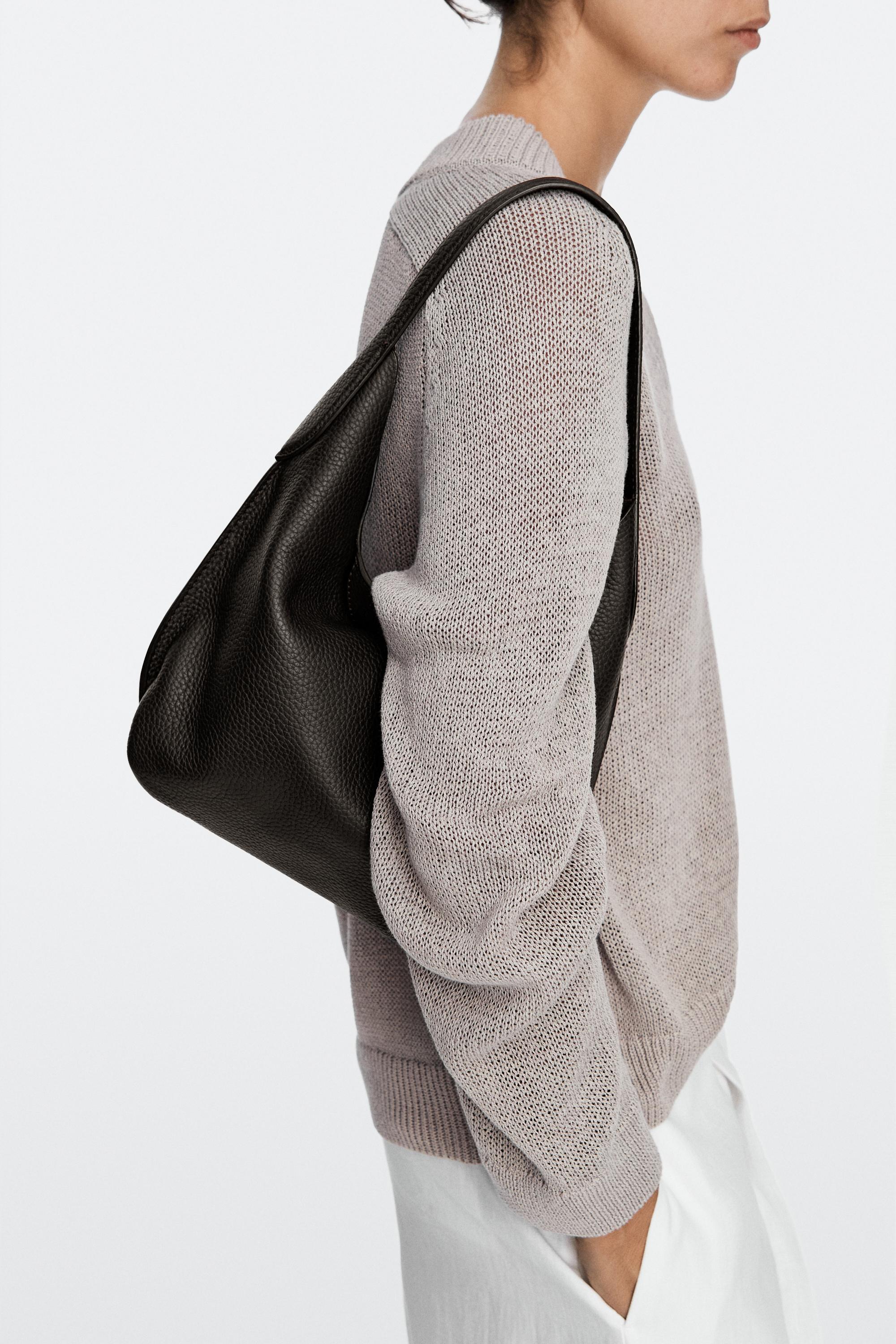Bolso mini de hombro piel napa