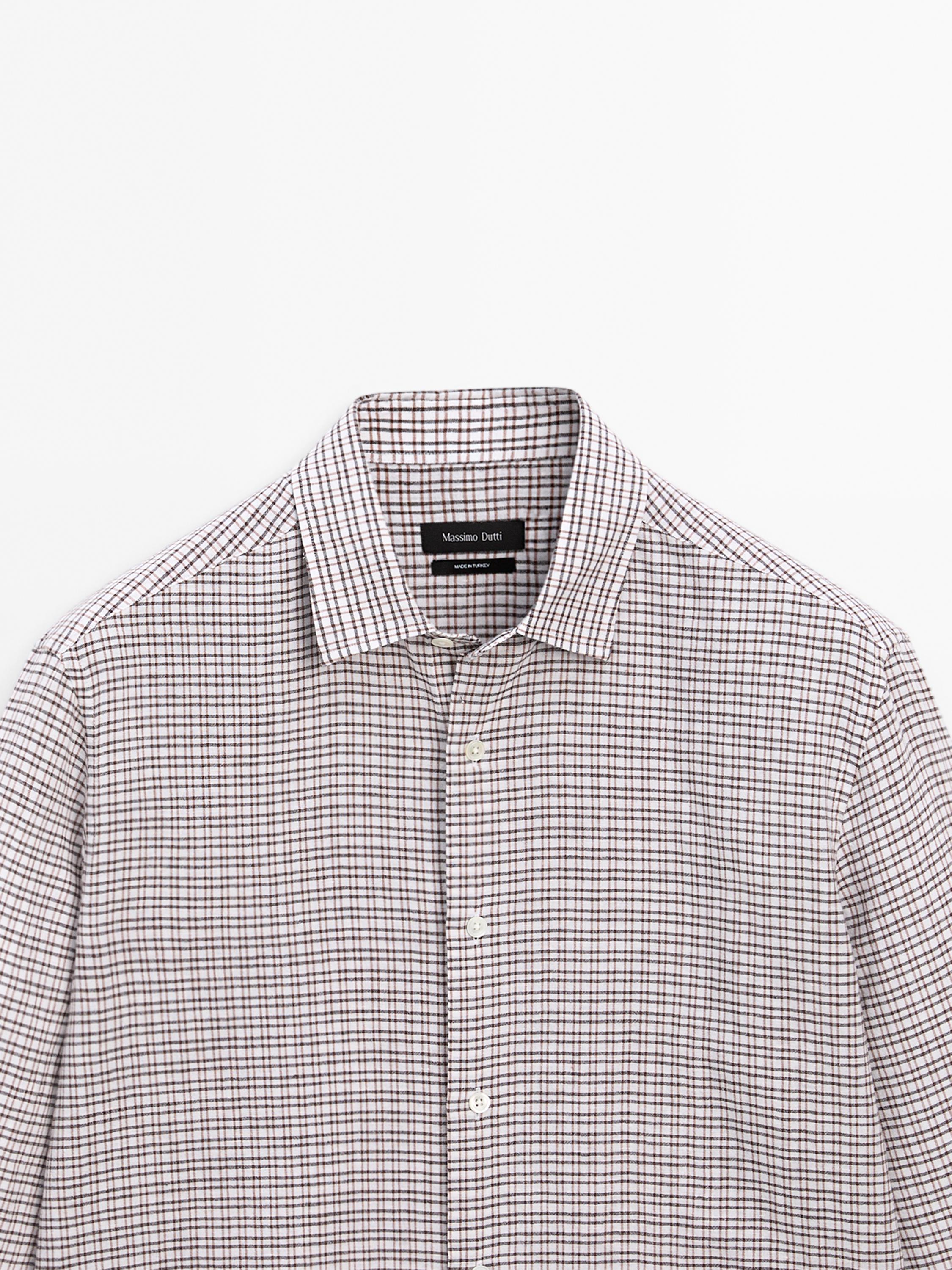 Regular fit check shirt