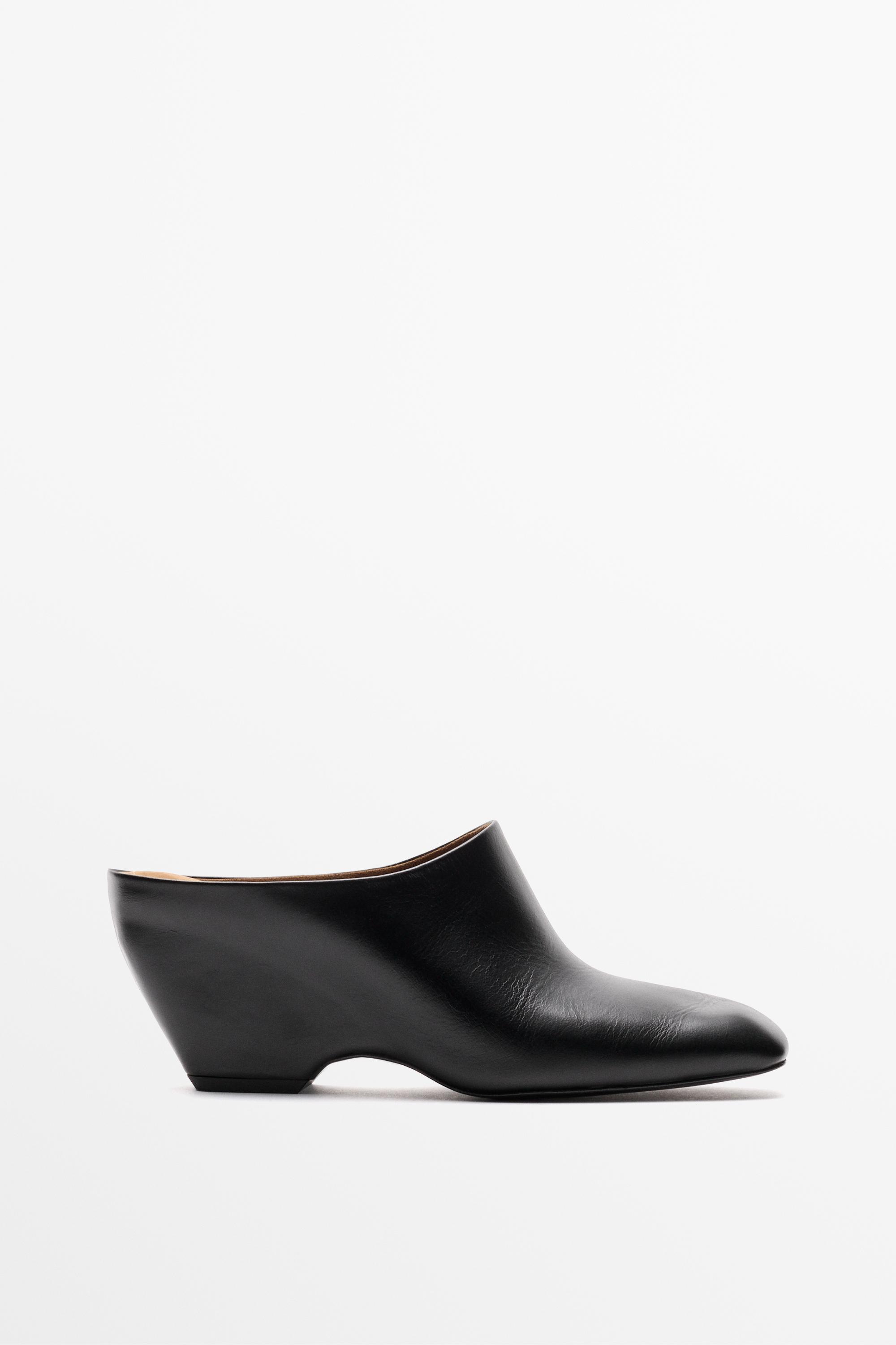 Mule amb falca pell