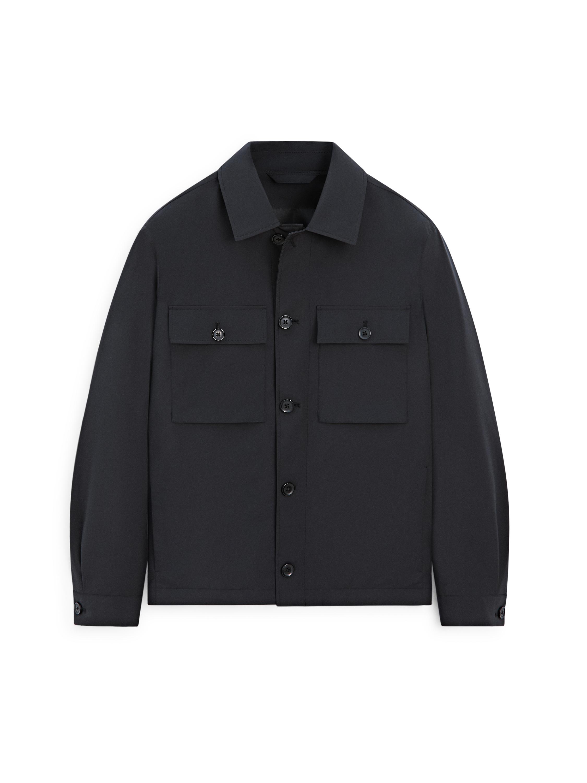 Short jacket with pocket details — NAVY BLUE