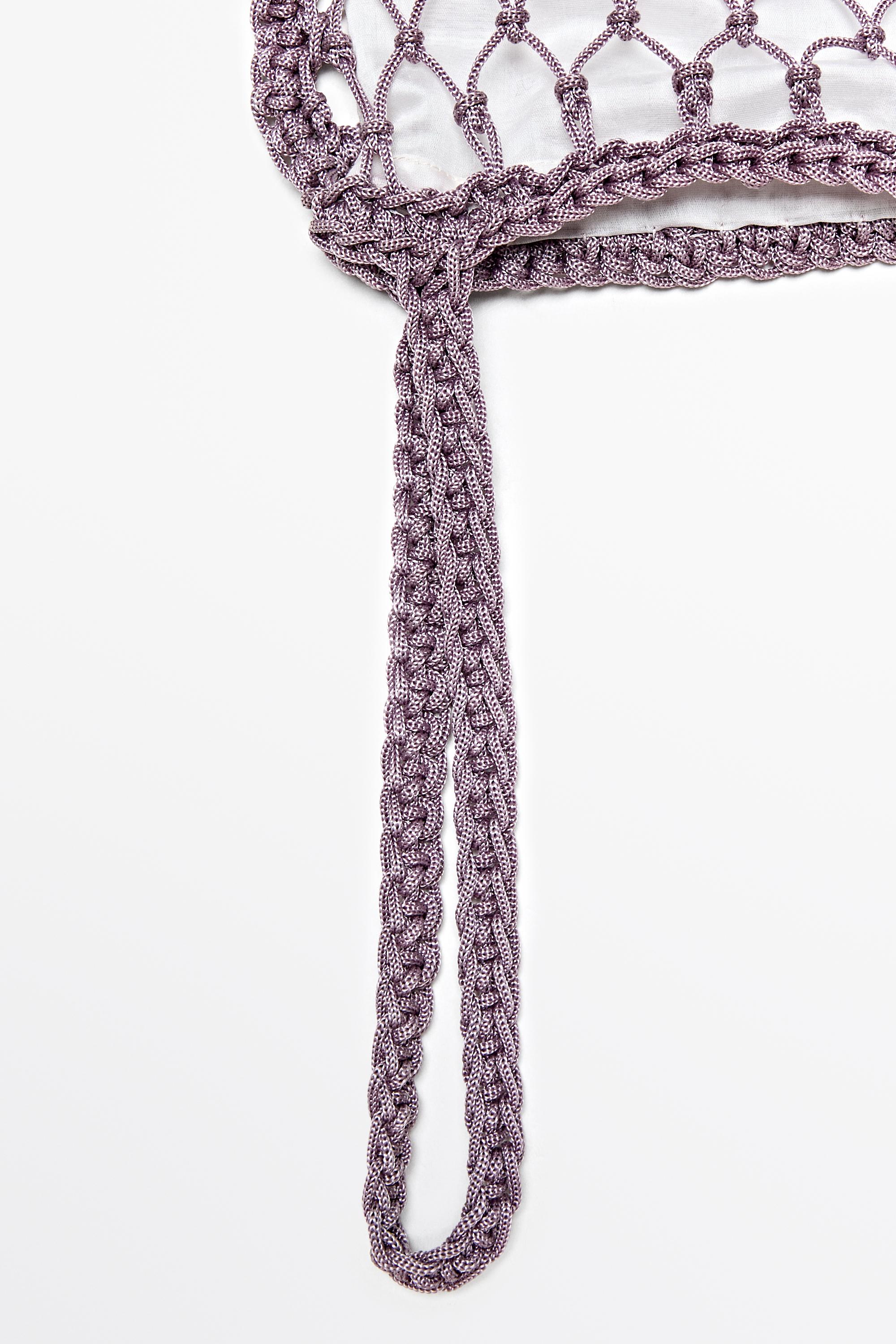Mesh Bag - STUDIO — PLUM