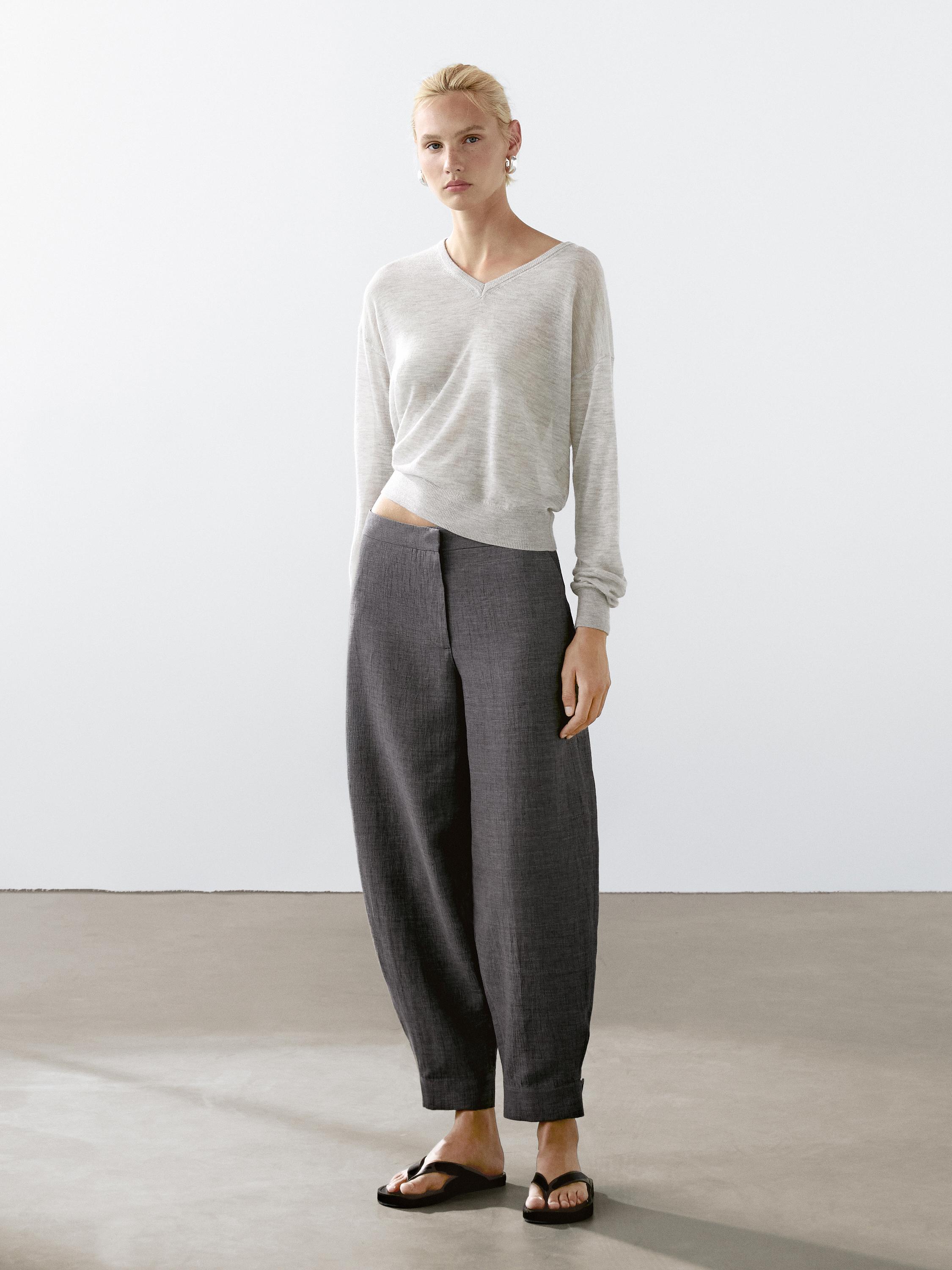 100% cashmere fine knit sweater