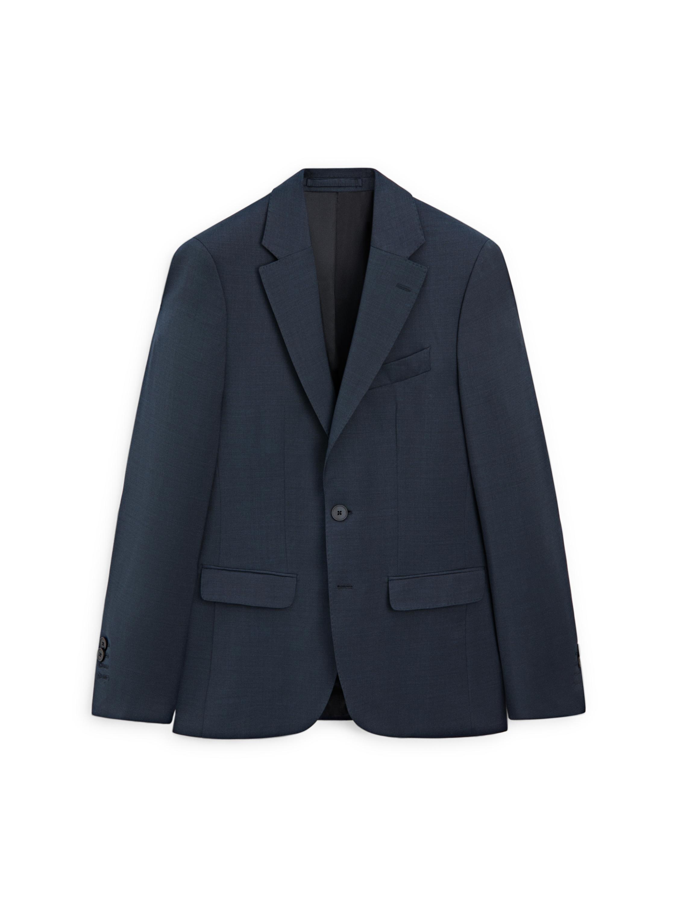 100% cool wool suit blazer — BLUE
