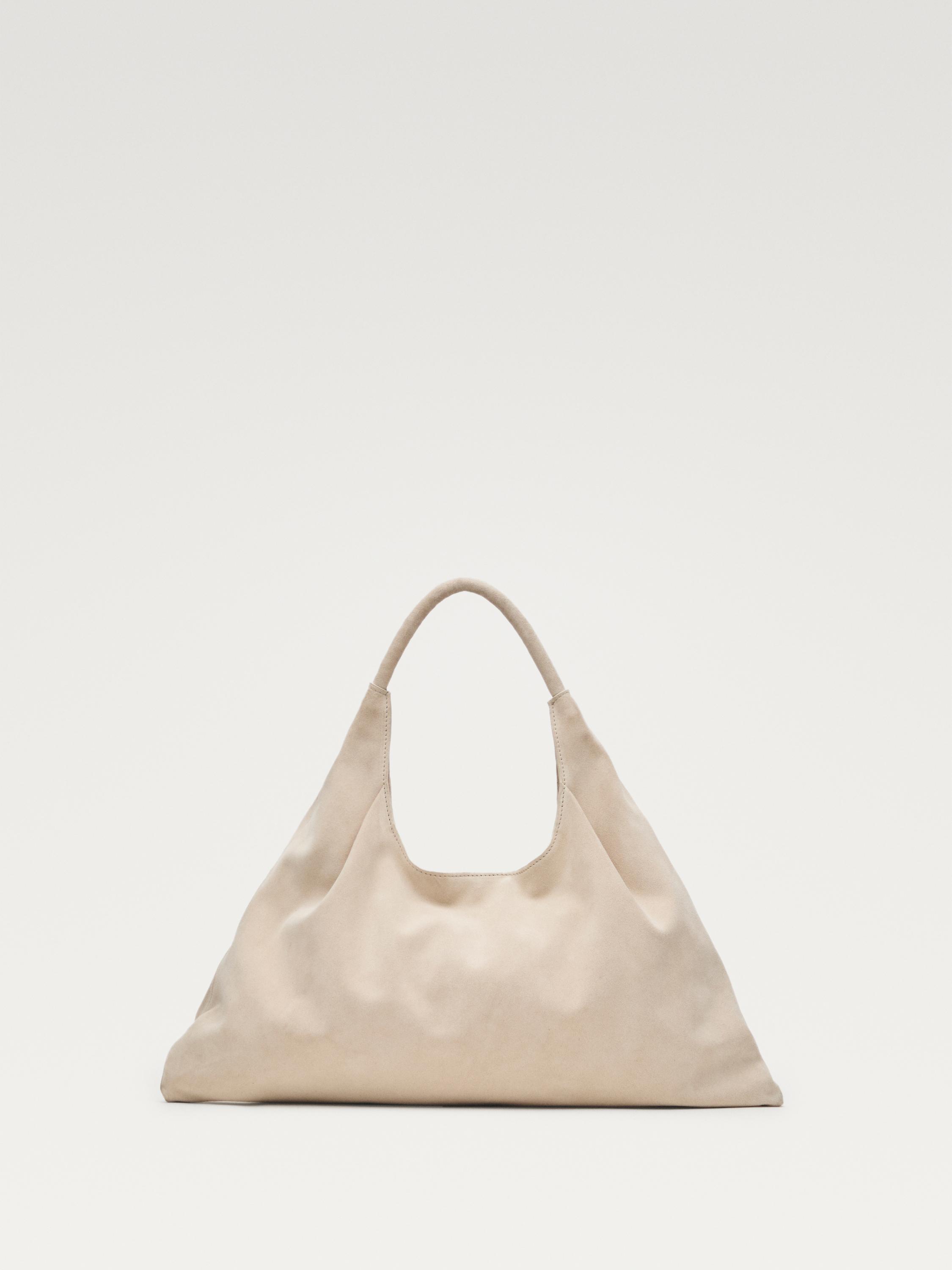 Mala tote bag média em pele croute - EDIÇÃO LIMITADA