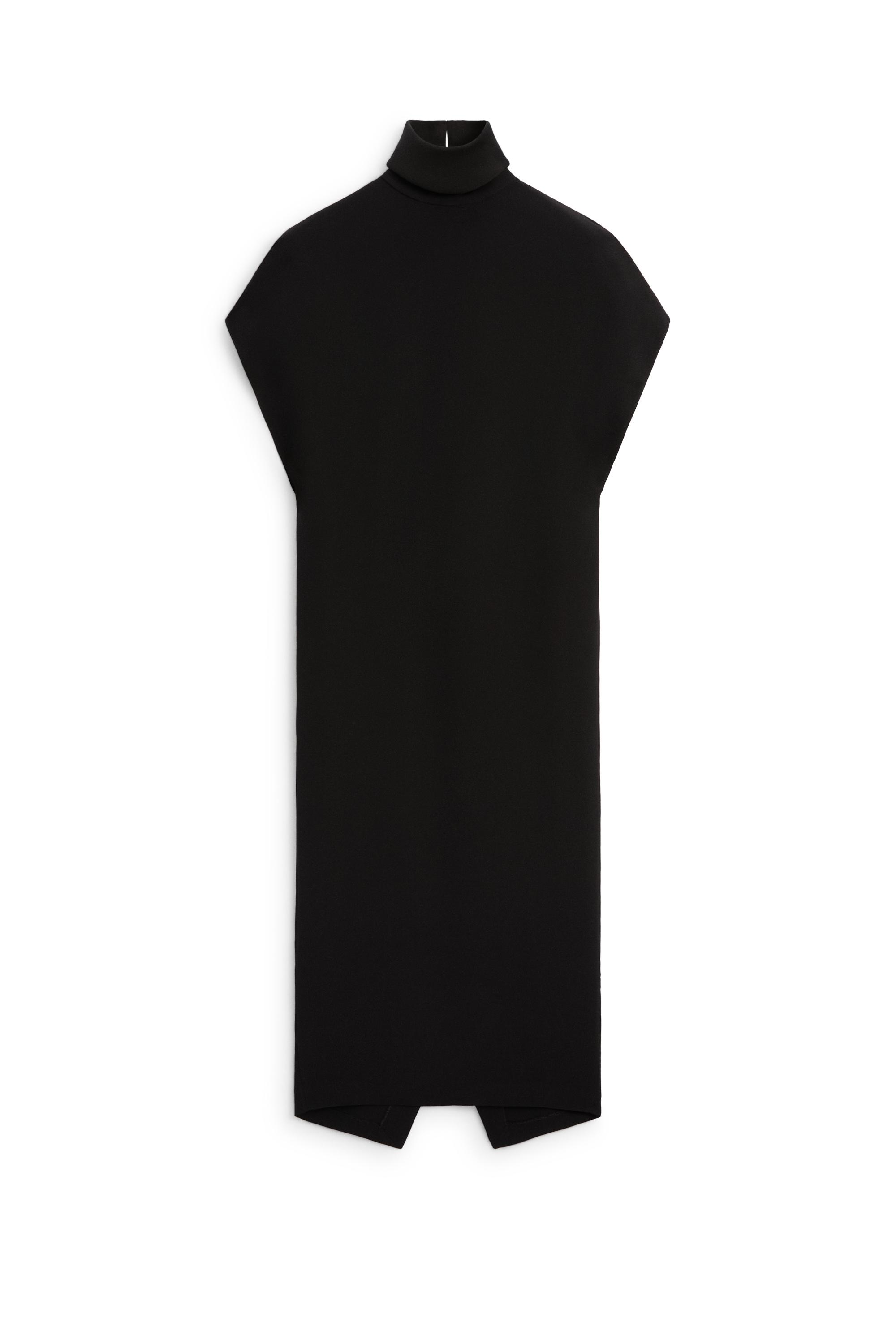 Flowing high neck dress - LIMITED EDITION by Massimo Dutti