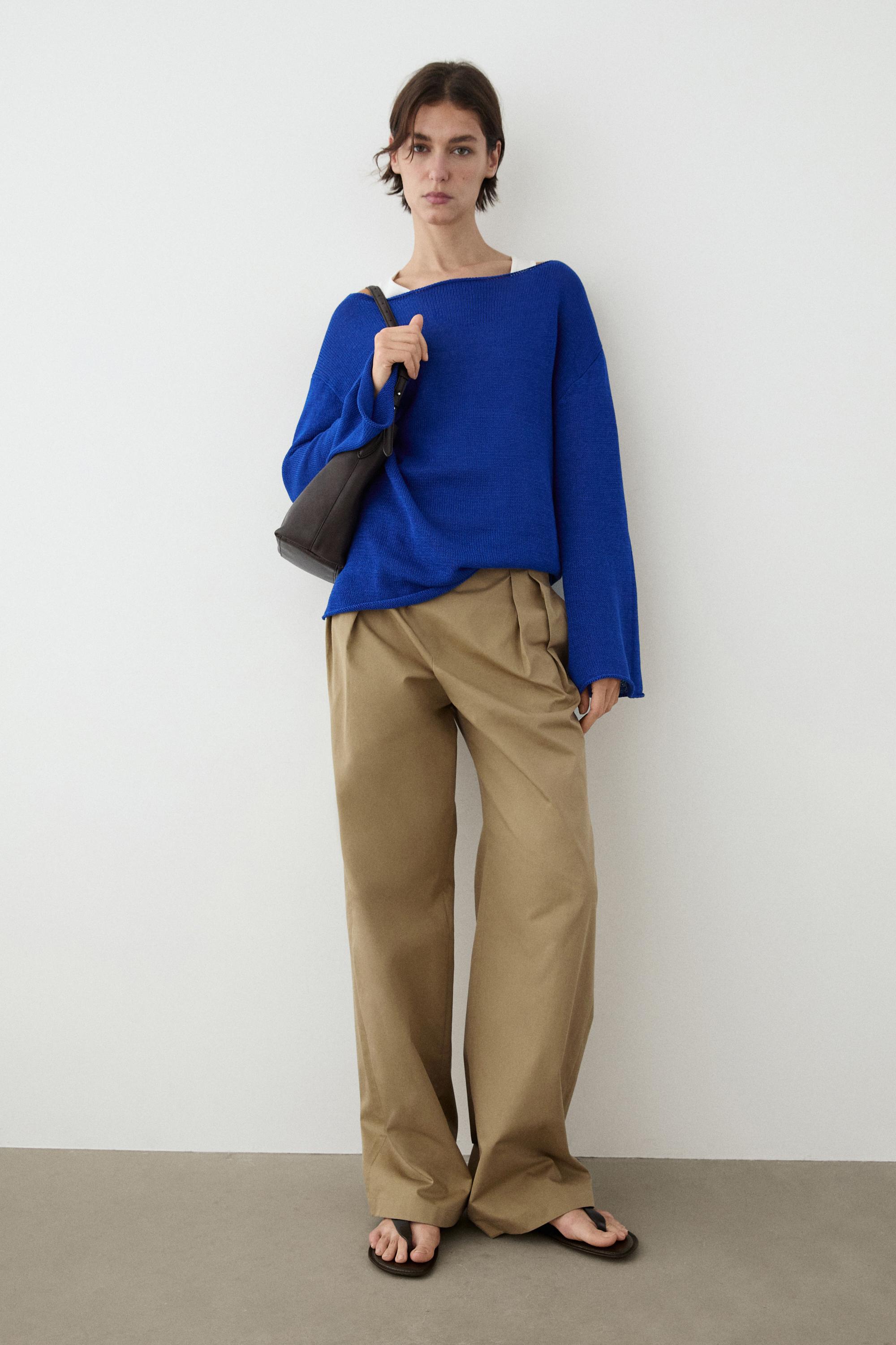 100% mercerised cotton sweater