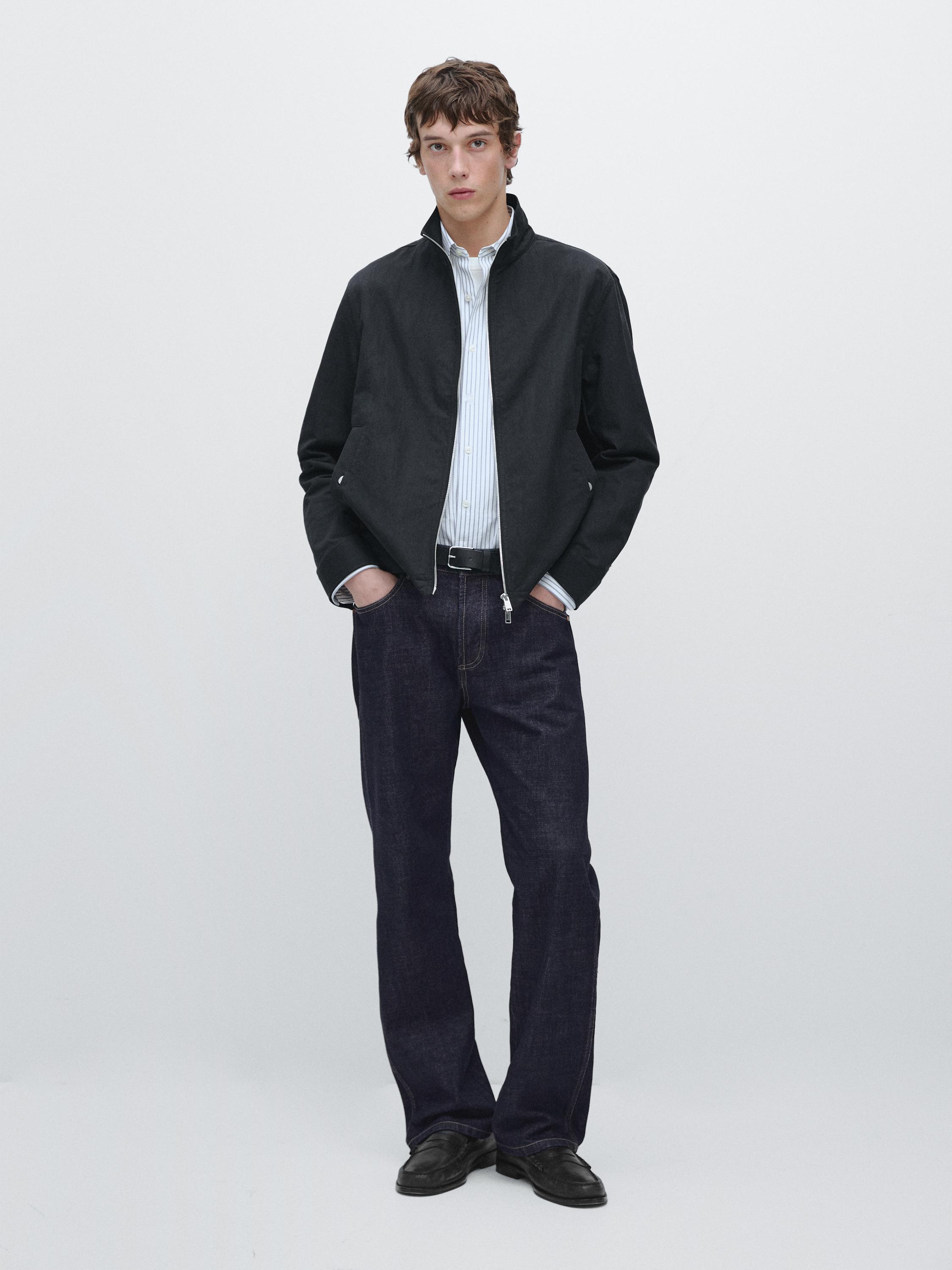 Short jacket with pocket details — NAVY BLUE