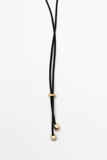 Shell pendant necklace with tassel — GOLDEN 5