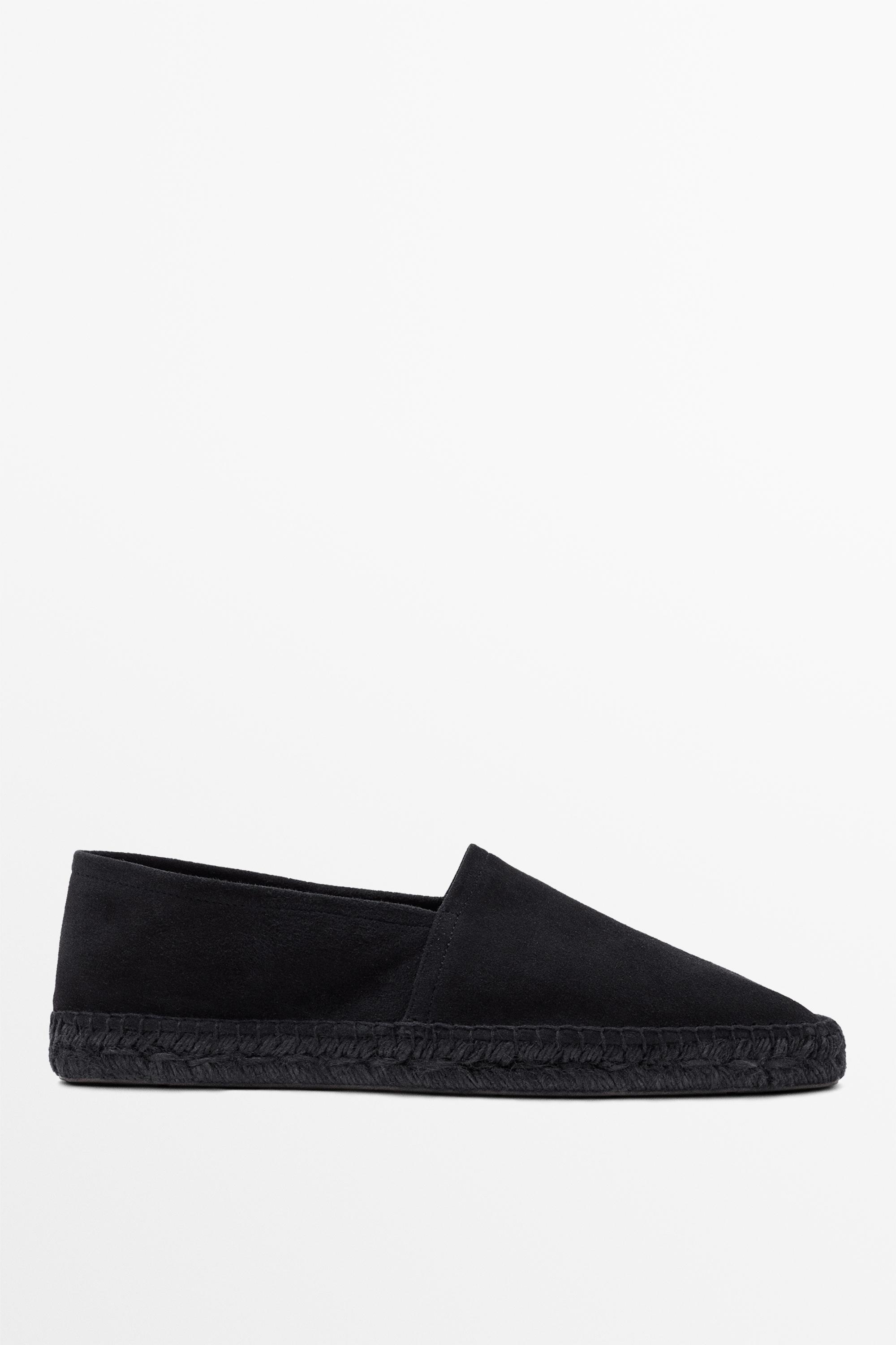 Leather espadrilles — Dark blue