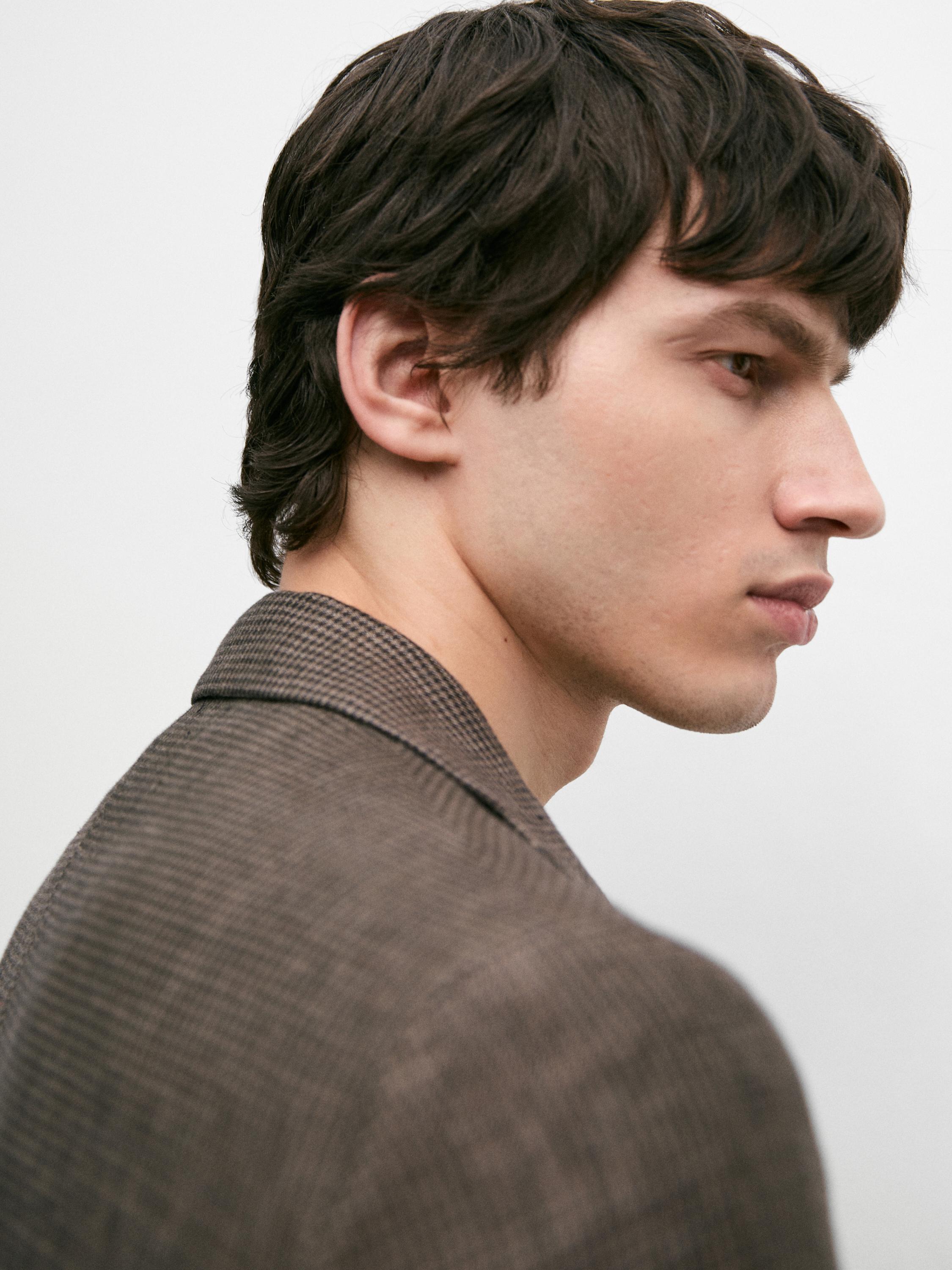 100% linen blazer with pocket details — OCHRE