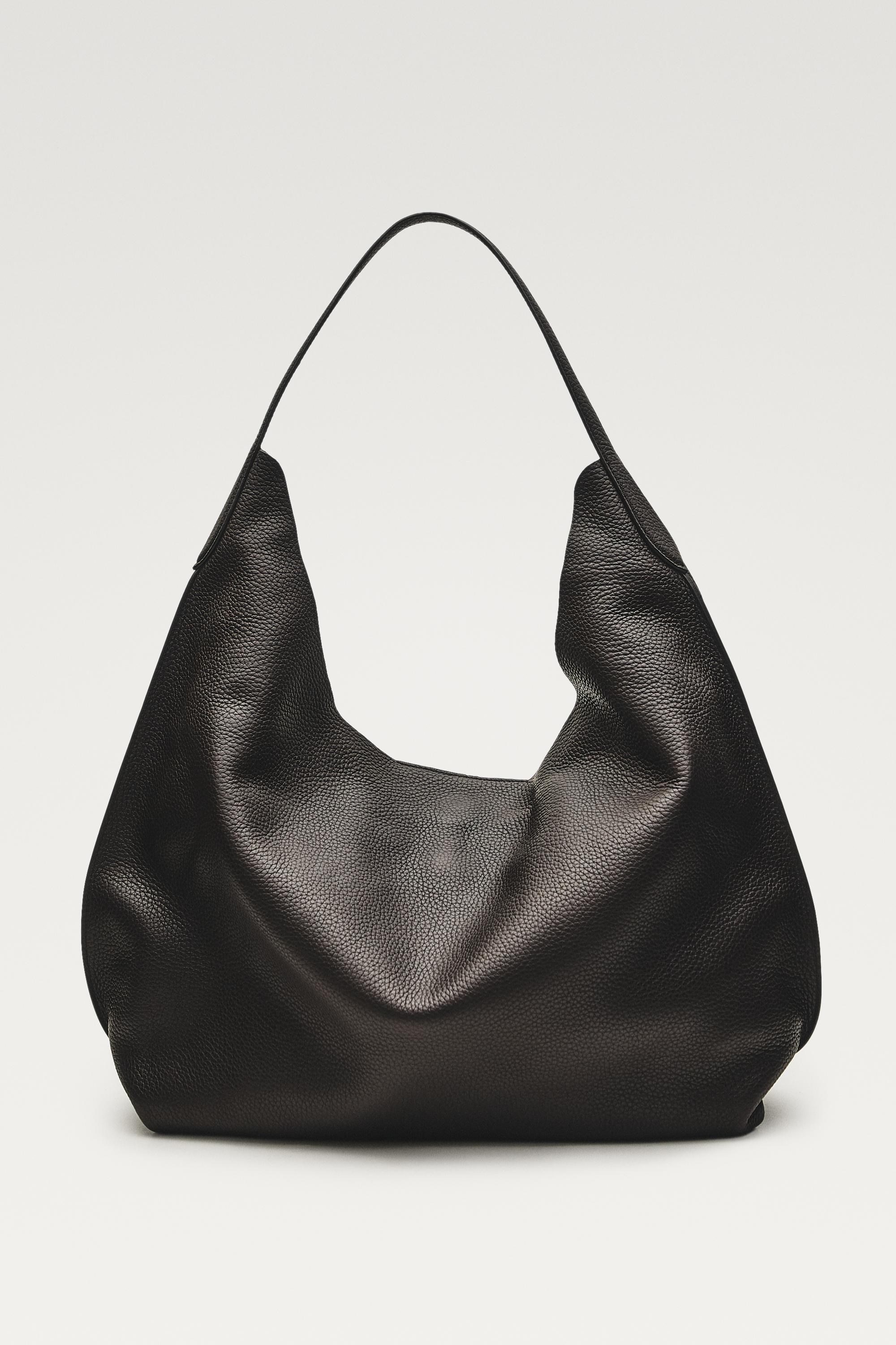 Nappa leather shoulder bag