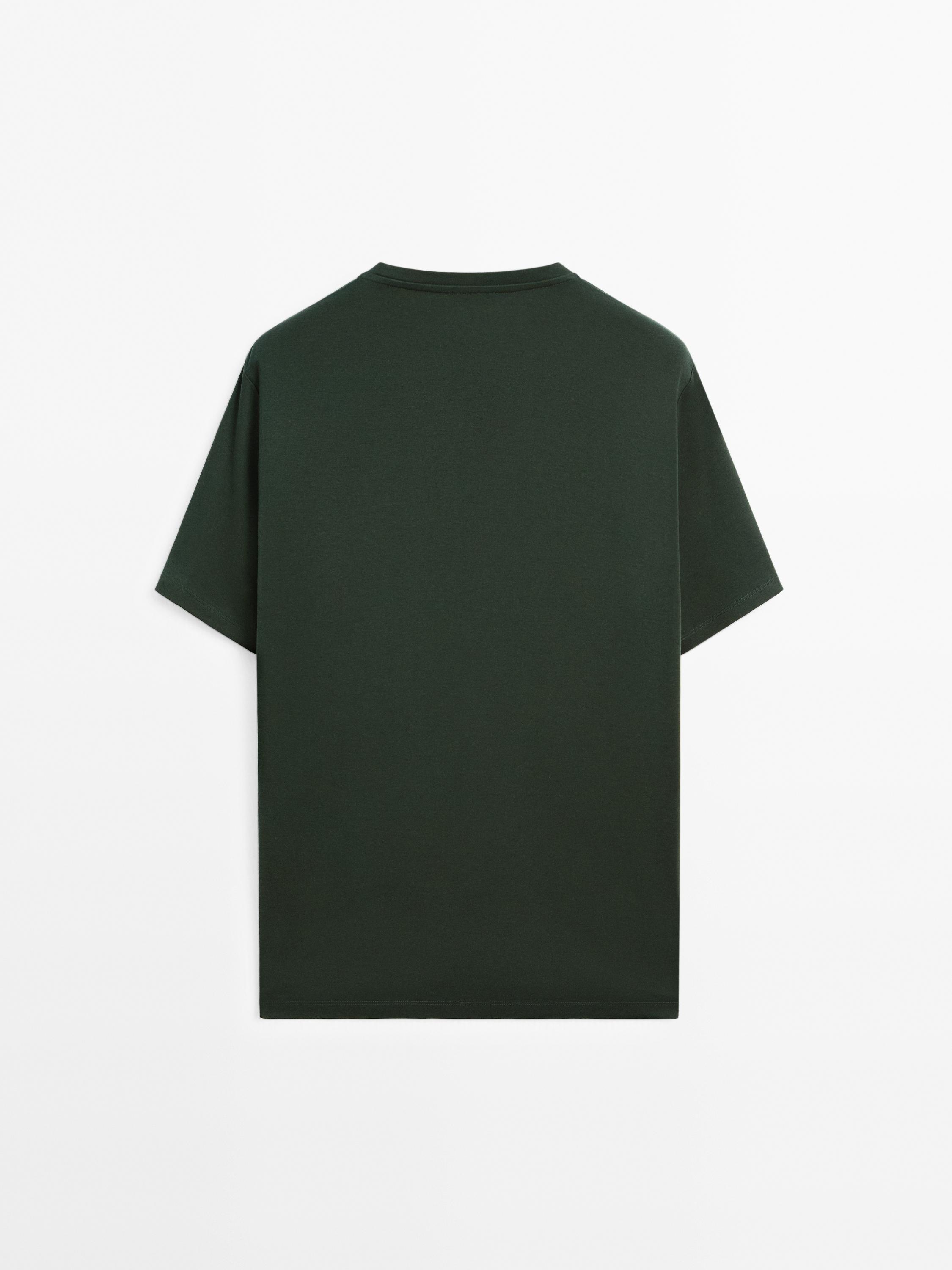 ★Massimo Dutti★ Short-sleeve cotton-blend T-shirt 00504157501-o3.jpg?ts=