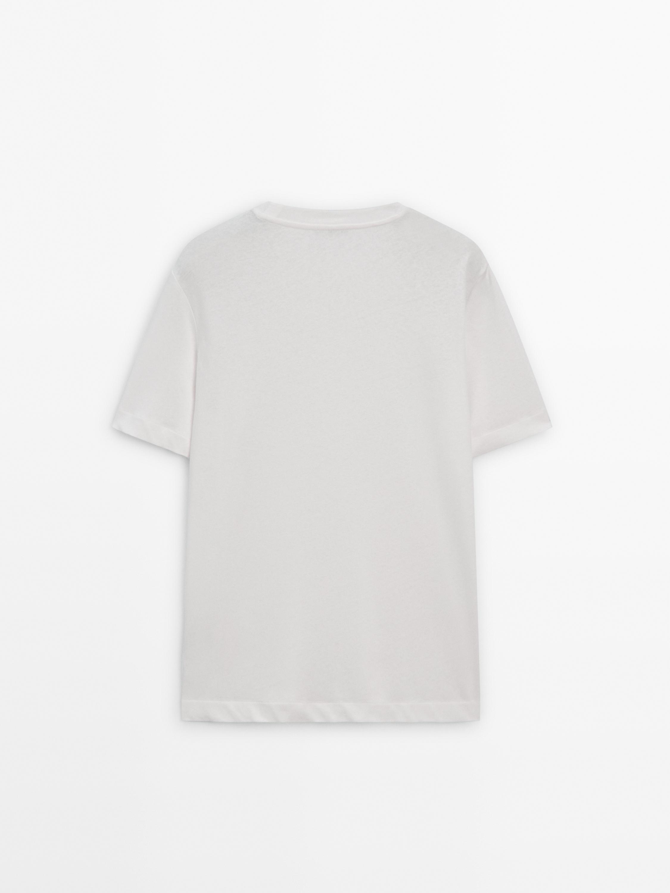 Camiseta ligera mezcla lino