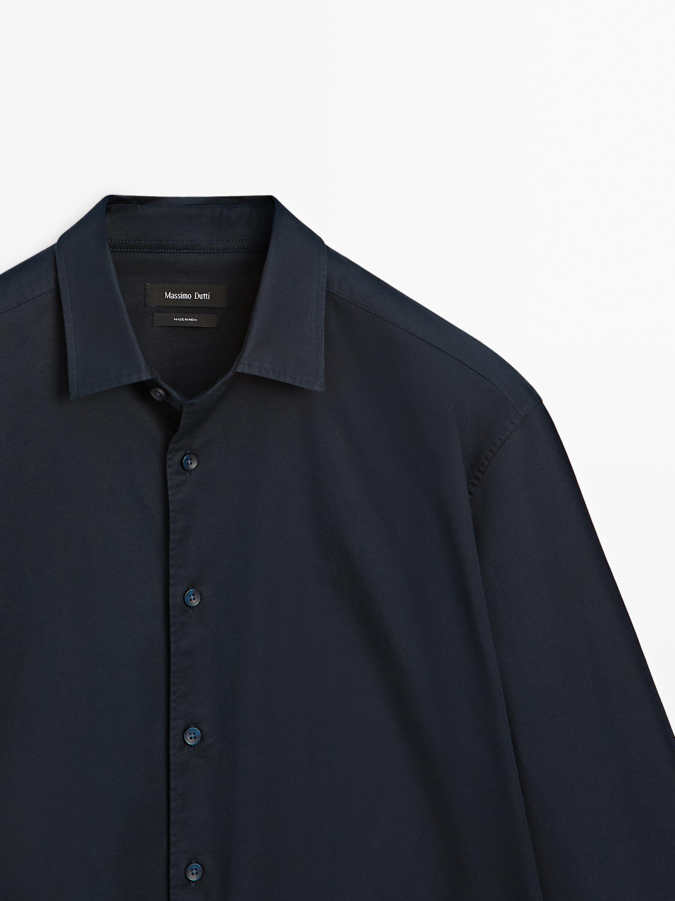Camisa regular fit strech