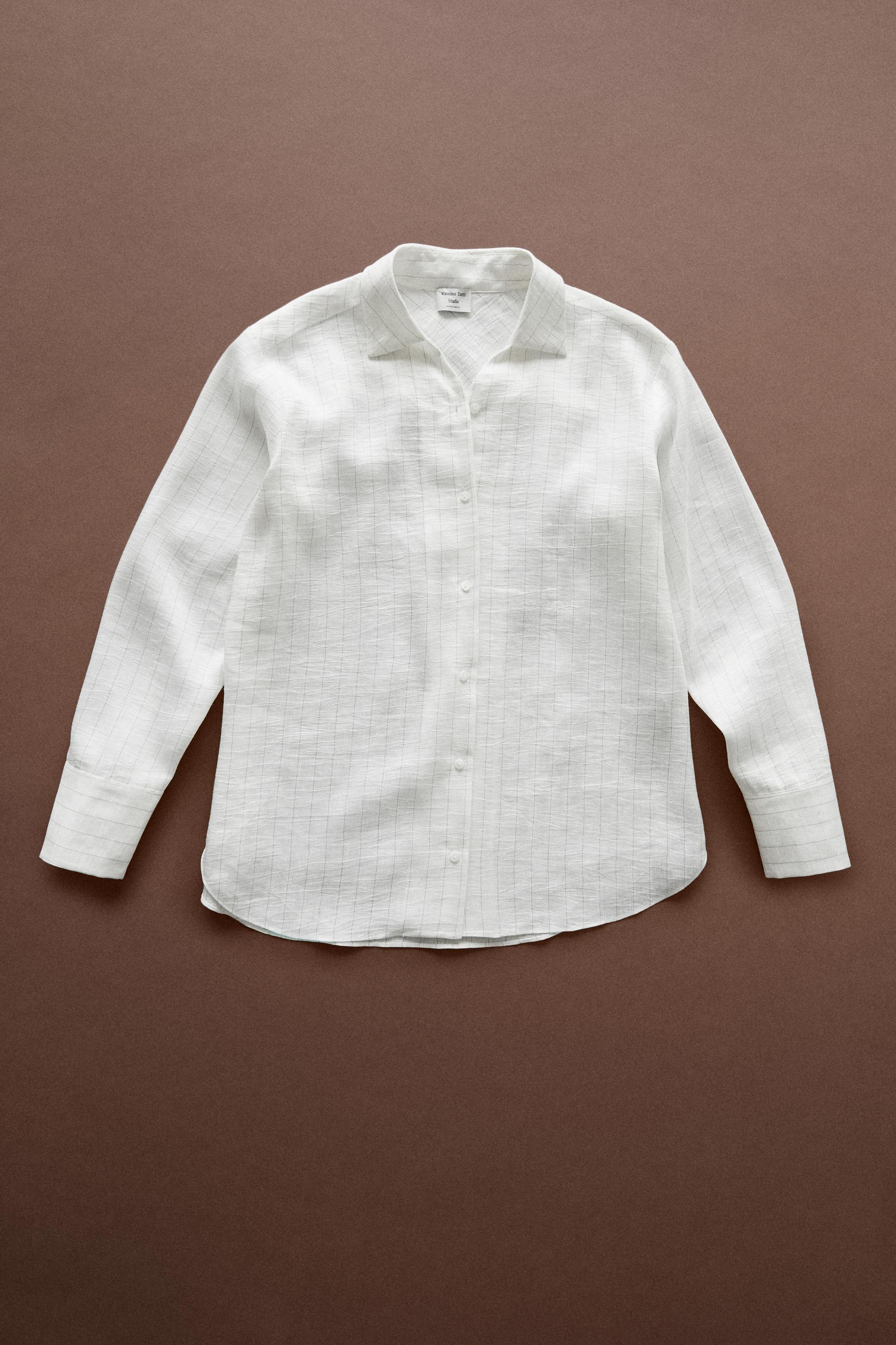 Striped flowing shirt - STUDIO — CREAM